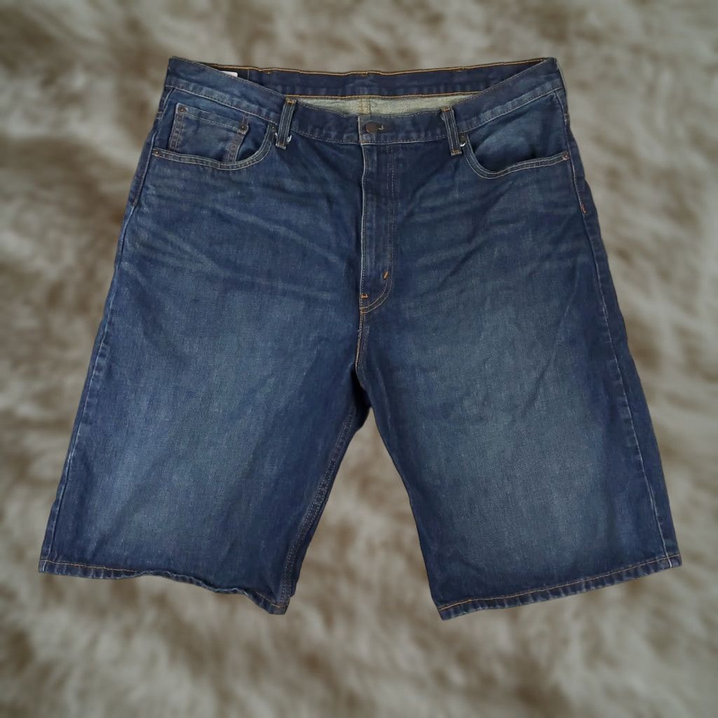Levi's Levi's 569 Bermuda Shorts Mens Size 40 Blue Denim Loose Fit 5-Pocket Casual Size US 40 / EU 56 - 1 Thumbnail