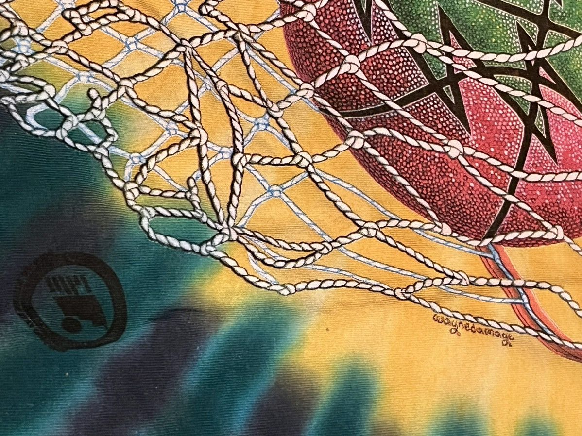 Vintage Grateful Dead 1996 Lithuania tie-dye basketball T-shirt Size US XL / EU 56 / 4 - 7 Thumbnail