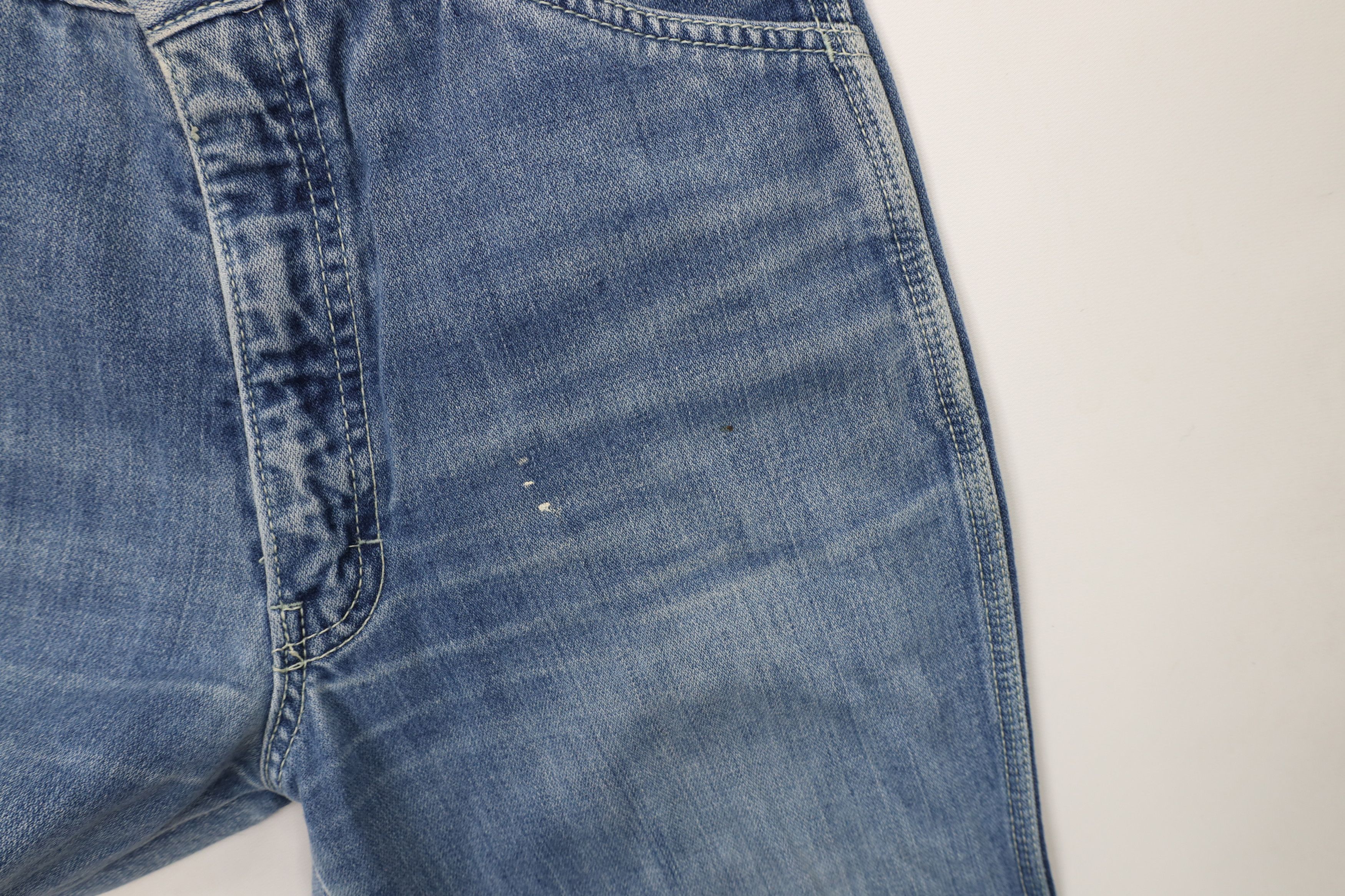 Vintage Vintage 90s Streetwear Flared Denim Jeans Blue Cotton Size 32" / US 10 / IT 46 - 8 Thumbnail