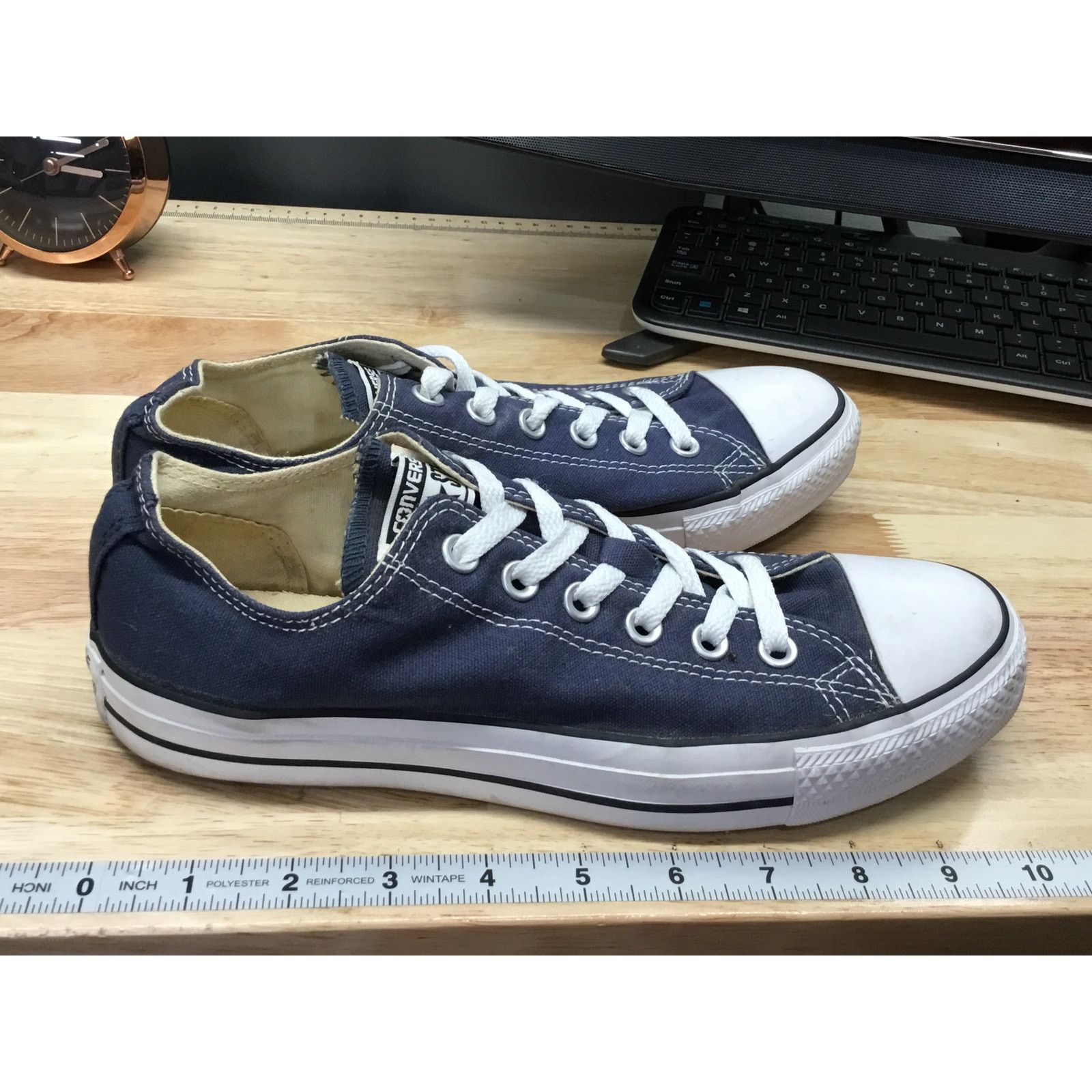 Converse Converse All-Star Women 7 Navy Blue Canvas Athletic Sneakers Size US 7 / IT 37 - 2 Thumbnail