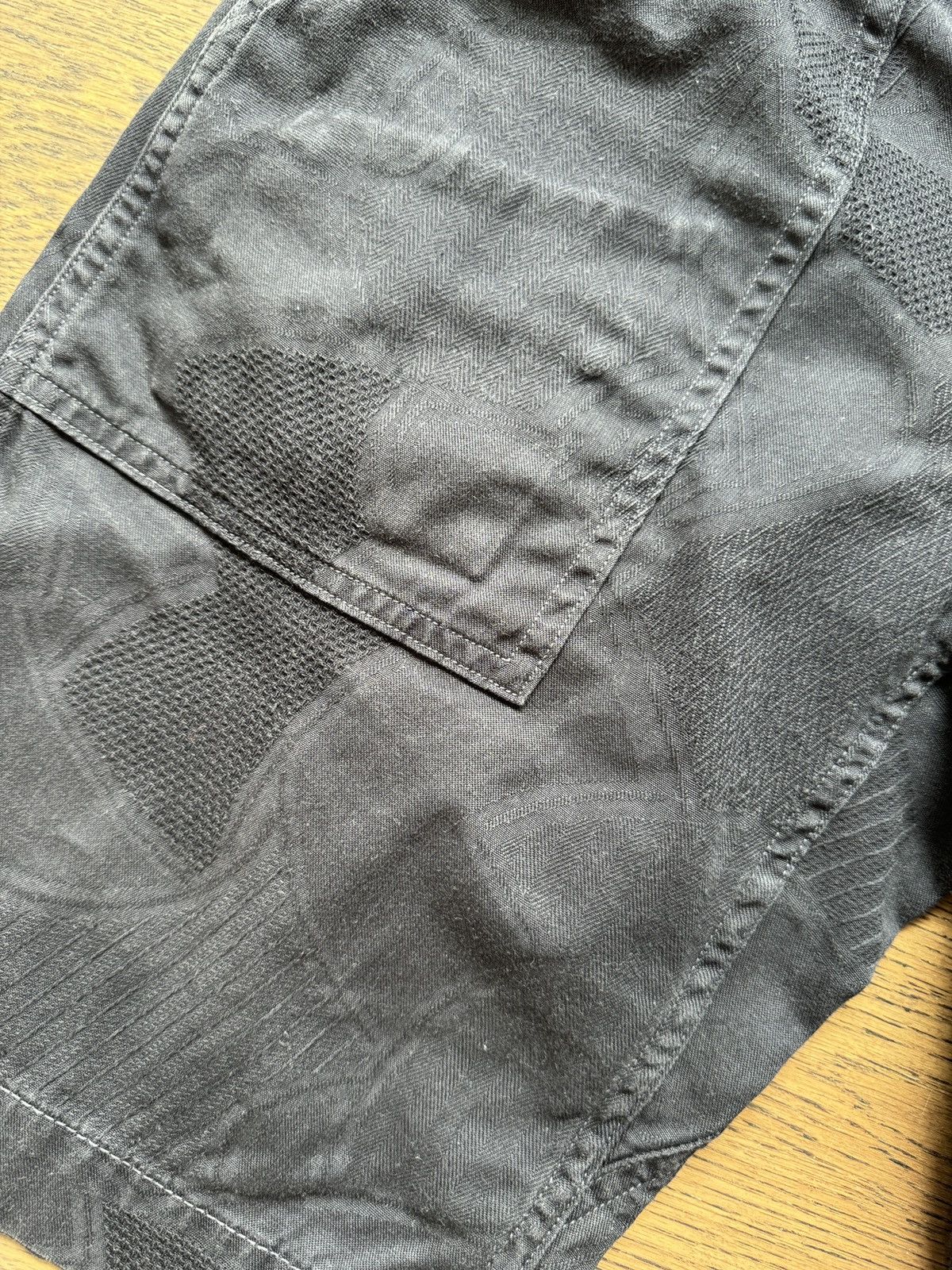 Nanamica Nanamica Japan Mens Navy Subtle Pattern Summer Cotton Shorts Size US 30 / EU 46 - 3 Thumbnail