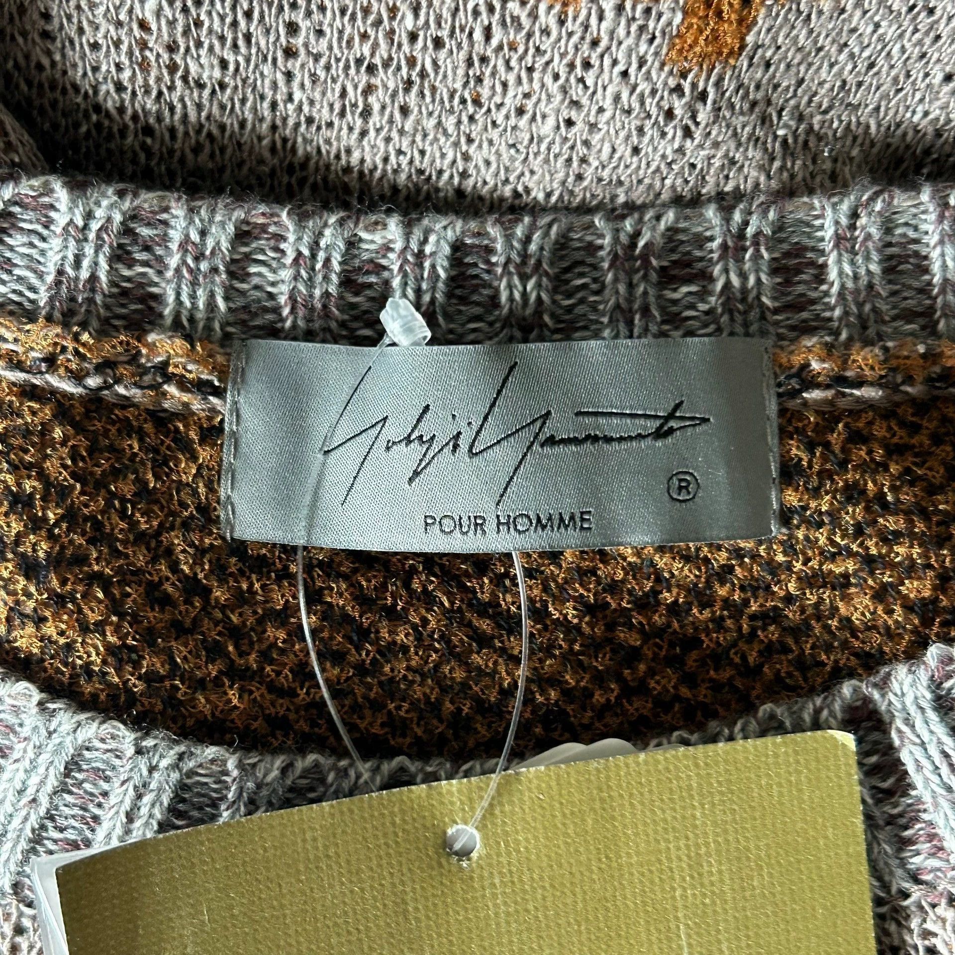 Yohji Yamamoto Yohji Yamamoto 22ss slogan graffiti silk sweater-2508 Size US L / EU 52-54 / 3 - 6 Thumbnail