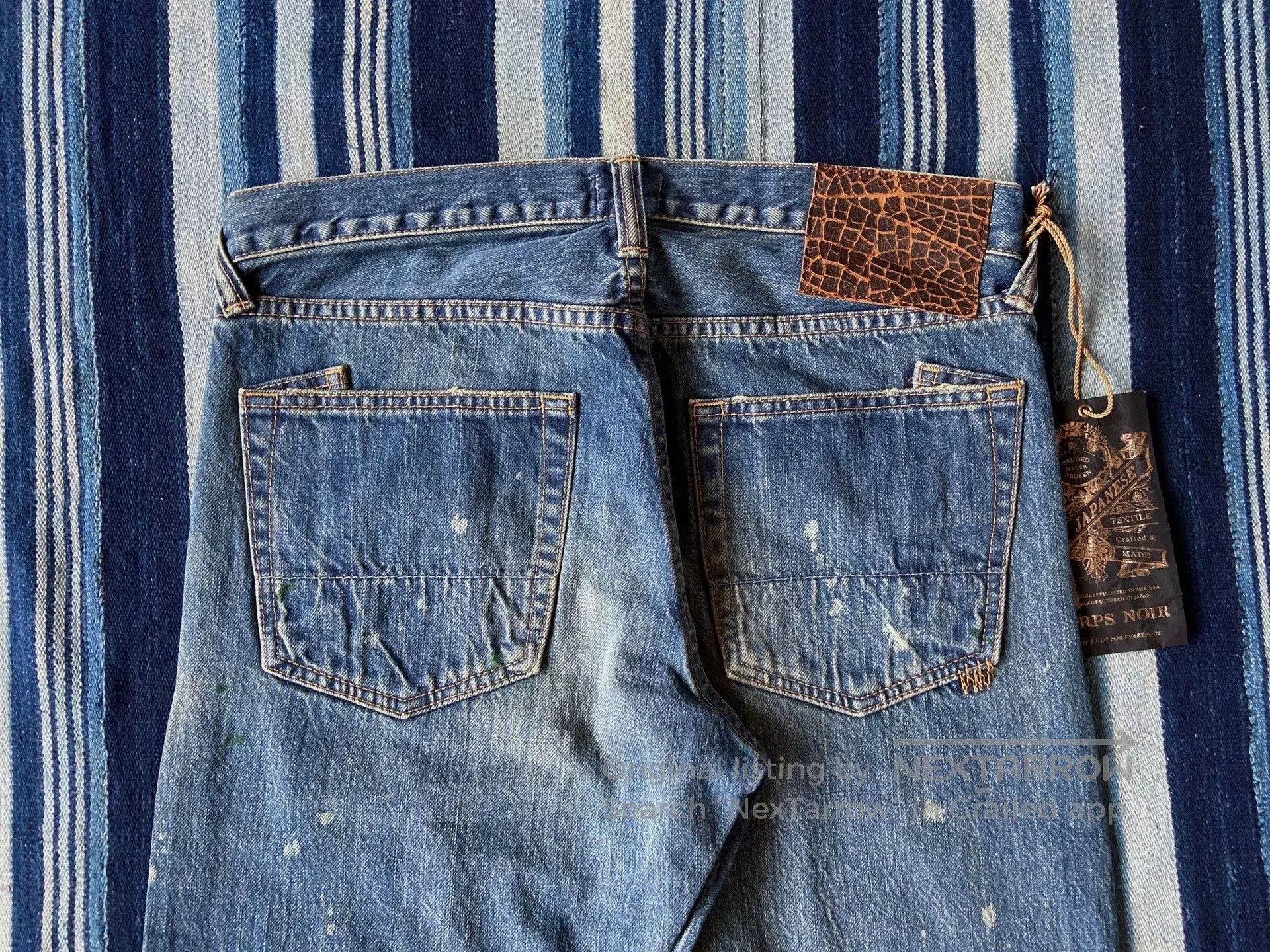 Prps Prps Noir Vintage Distressed Washed Jeans. Size US 34 / EU 50 - 6 Thumbnail