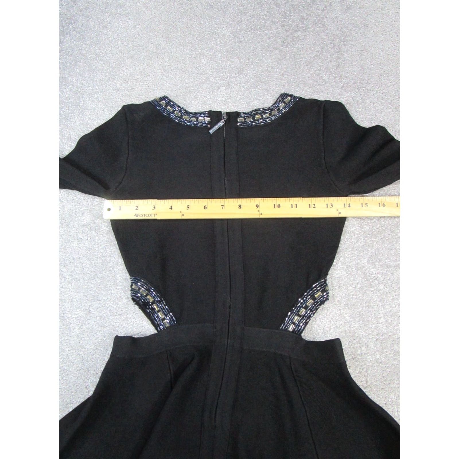 Vintage VINTAGE Marciano Dress Shirt Womens S Short Black Blouson Round Neck Zip Front 90s Concert Casual Formal Party/Cocktail Womens Size S / US 4 / IT 40 - 6 Thumbnail
