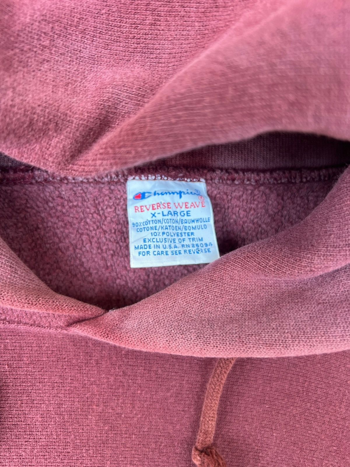 Champion Vintage 90s Champion Reverse Weave University Mit Hoodie Size US L / EU 52-54 / 3 - 7 Thumbnail
