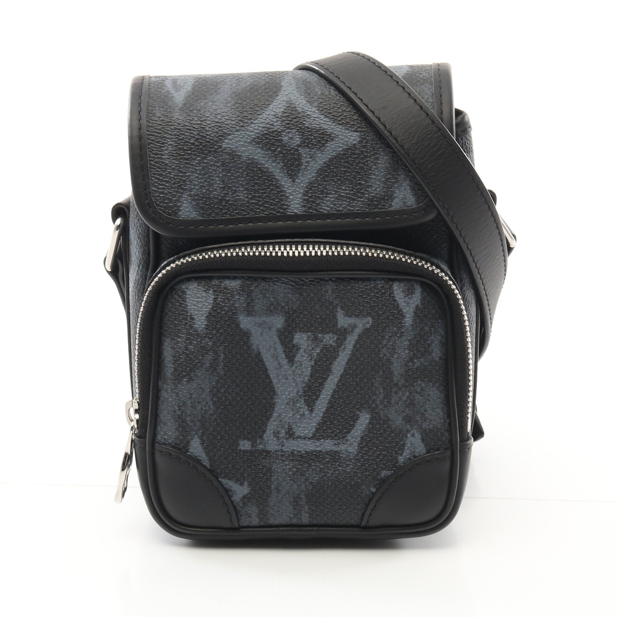 Louis Vuitton Amazon Messenger Monogram Pastel Shoulder Bag Leather Black, Men's