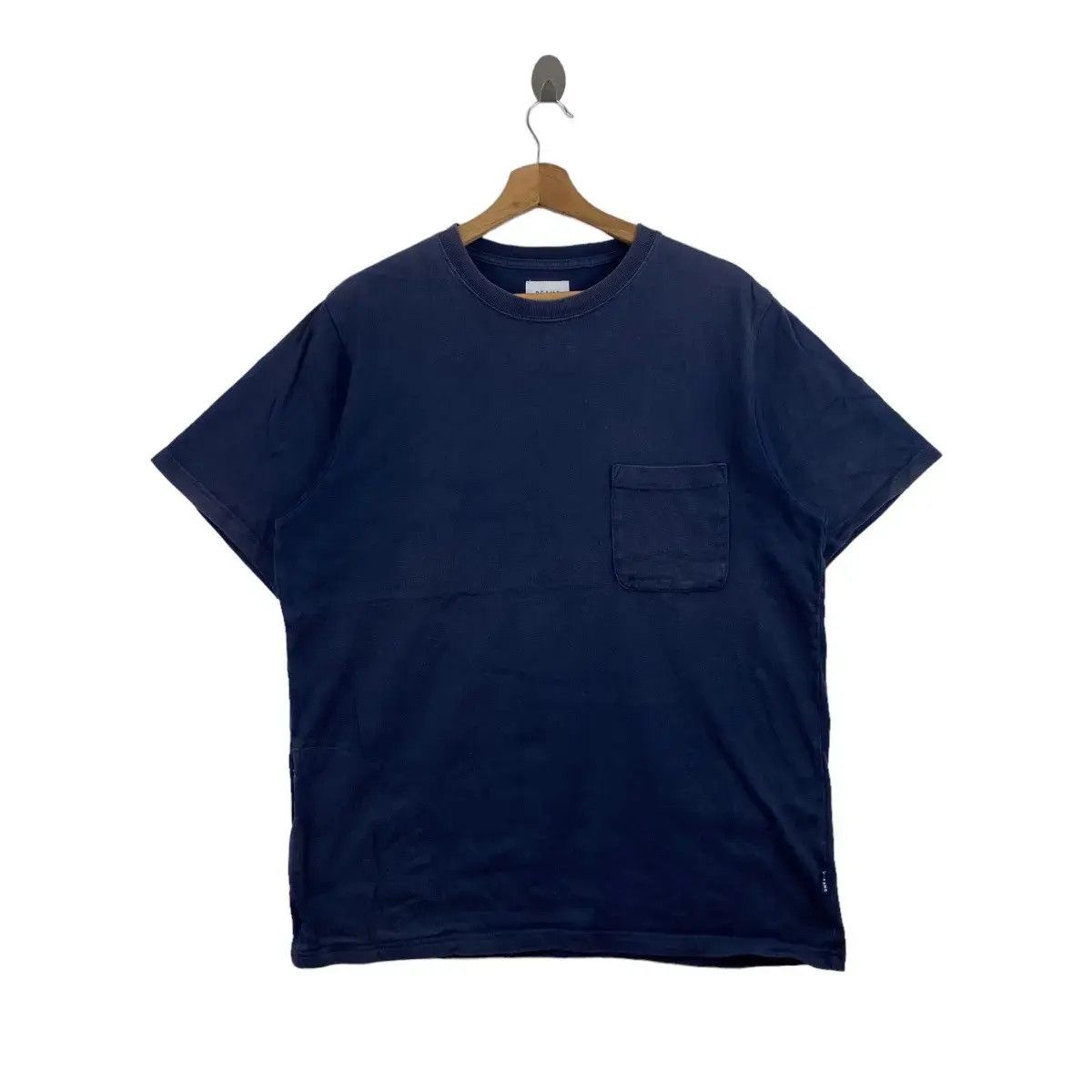 Beams Plus Vintage BEAMS PLUS Natural Dye Plain Pocket Tee Shirt Top Size US L / EU 52-54 / 3 - 1 Thumbnail