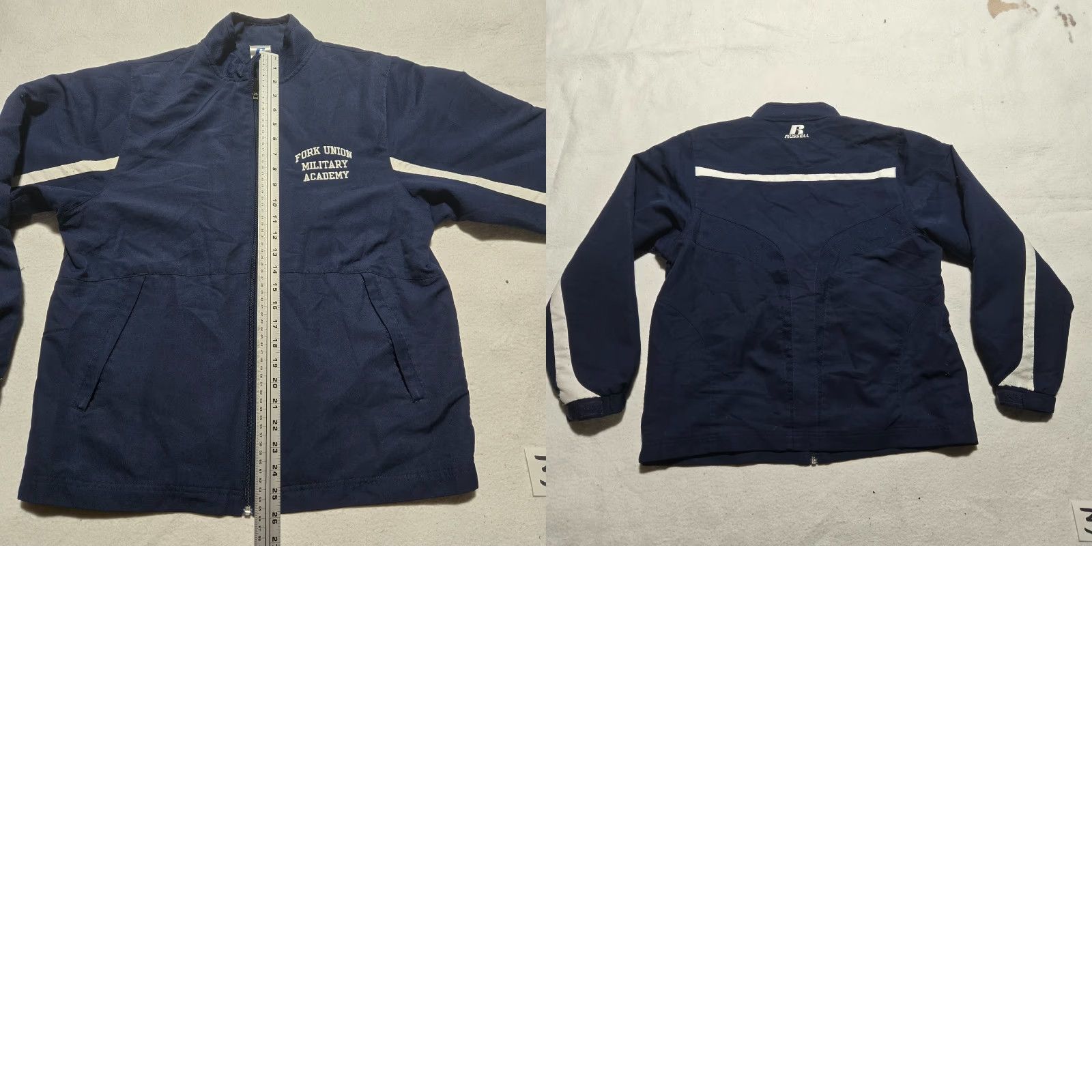 Vintage Russell Jacket Coat Full Zip Adult Mens Size S Blue Rain Coat Short Small? Size US S / EU 44-46 / 1 - 8 Thumbnail