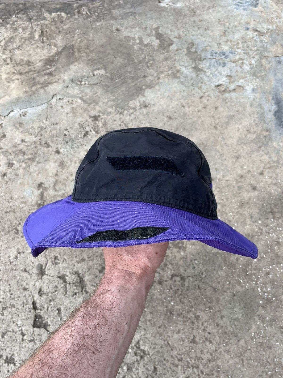 Outdoor Research Vintage Outdoor Research GoreTex Bucket Hat Purple Black Y2K Size ONE SIZE - 4 Thumbnail