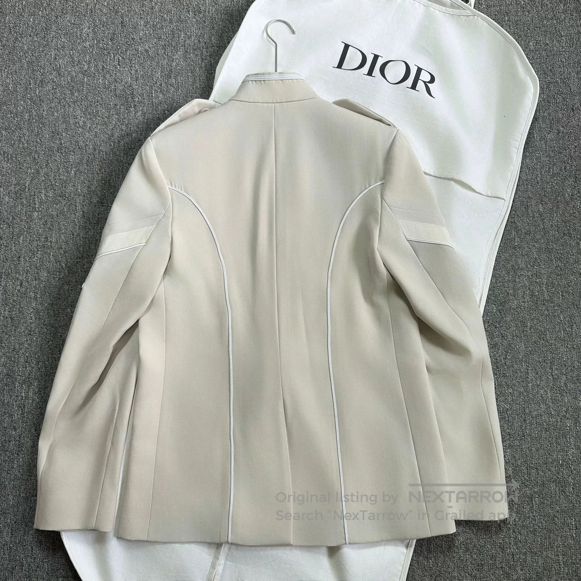 Dior Dior 21FW White Embroidered Jacket. Size US M / EU 48-50 / 2 - 2 Thumbnail