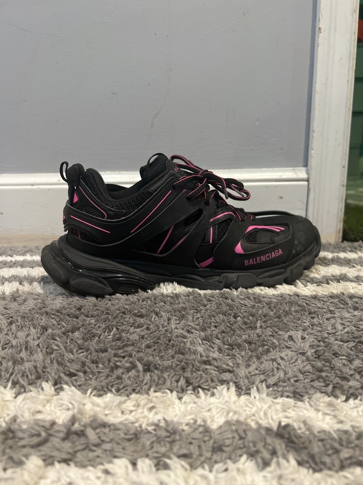 Balenciaga Balenciaga track black and pink Size US 11 / EU 44 - 1 Thumbnail