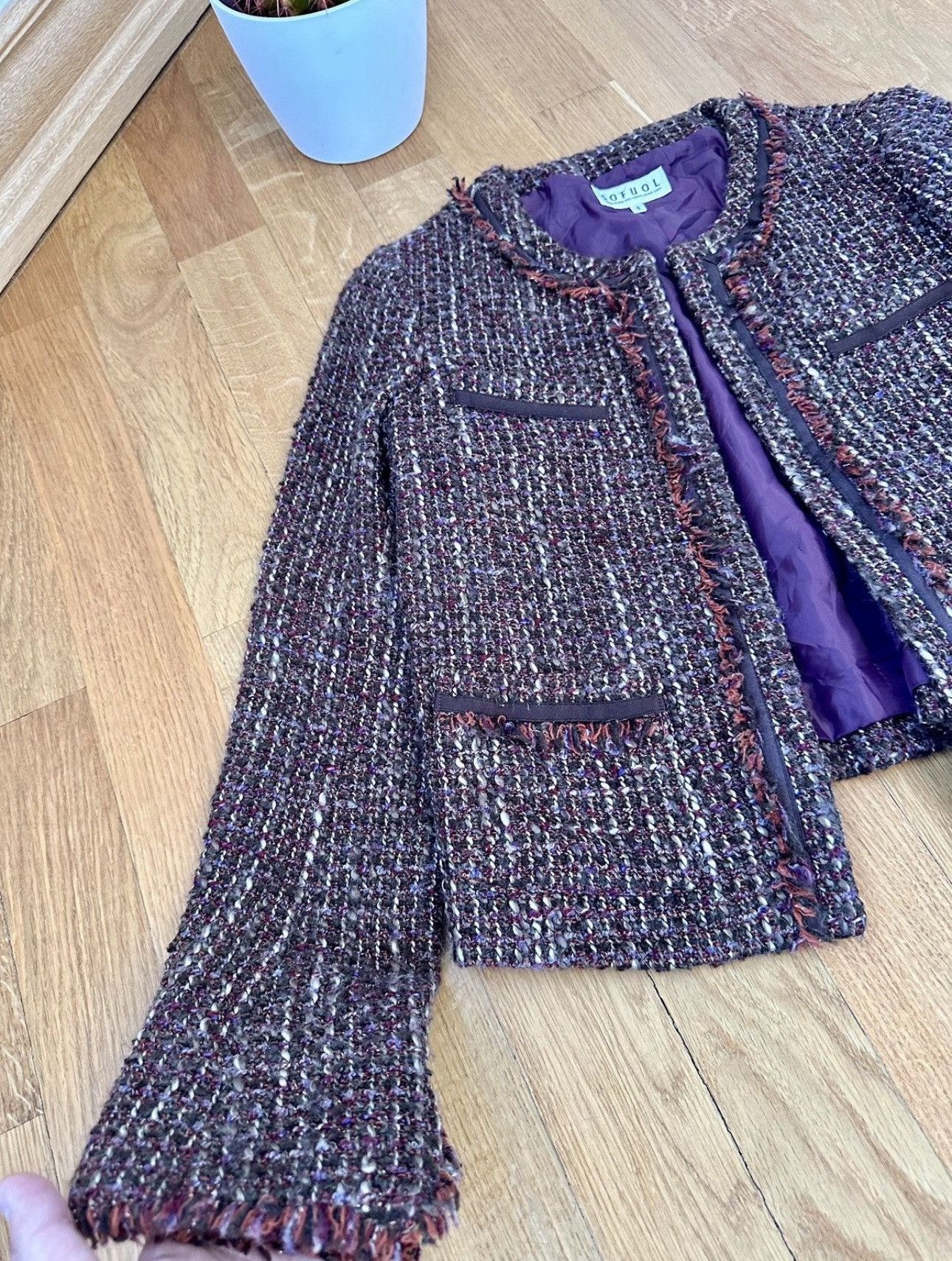Japanese Brand Made in Japan Sofuol Blazer Archival Knit Size M / US 6-8 / IT 42-44 - 7 Thumbnail