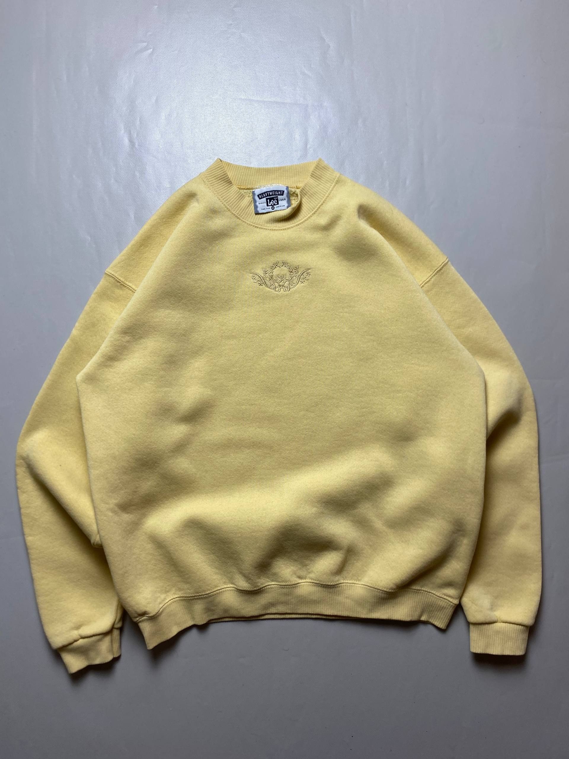 Lee Lee Vintage Sweatshirt 90s Made USA Size US M / EU 48-50 / 2 - 1 Thumbnail