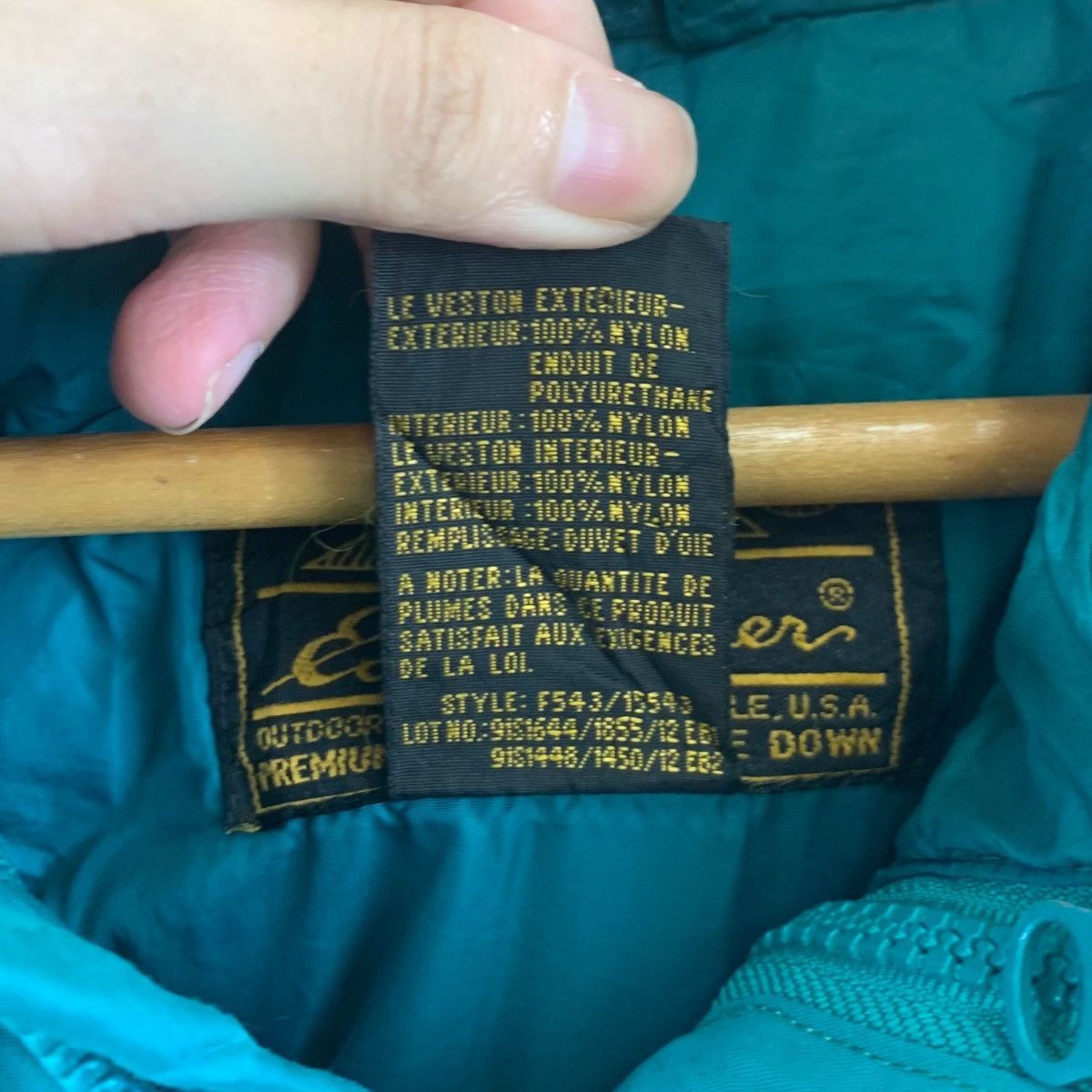 Eddie Bauer EDDIE BAUER Premium Quality Goose Down Green Puffer Size US M / EU 48-50 / 2 - 5 Thumbnail