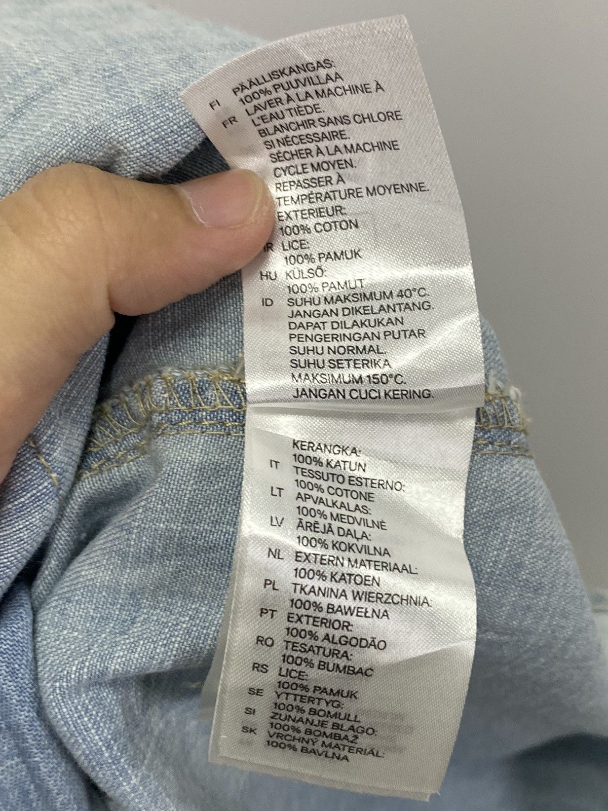 H&M H&M denim button up Size US S / EU 44-46 / 1 - 13 Thumbnail