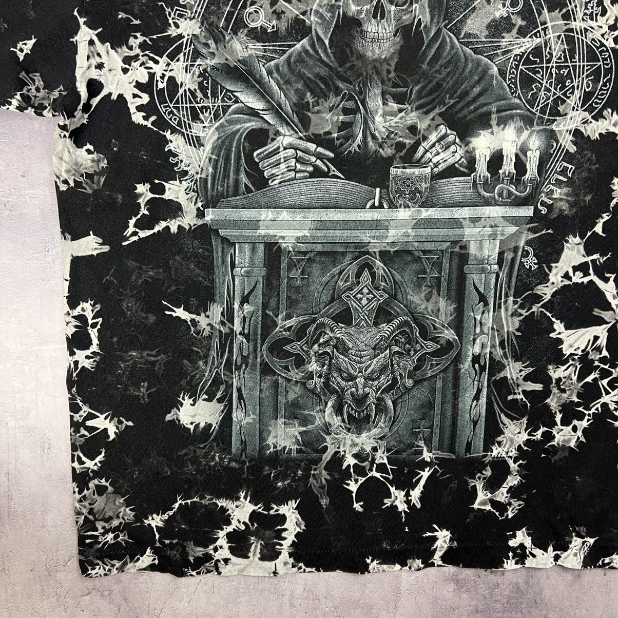 Other Rare! Skeleton Overprint Skull Logo 666 Y2K 90s Size US L / EU 52-54 / 3 - 15 Thumbnail