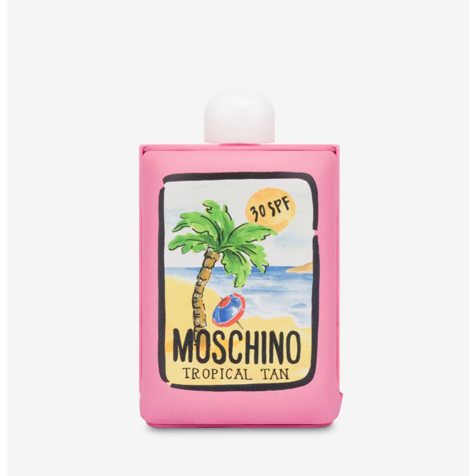 Moschino SS23 MOSCHINO Tropical Tan Clutch Pink Padded Sunscreen30SPF Size ONE SIZE - 2 Thumbnail