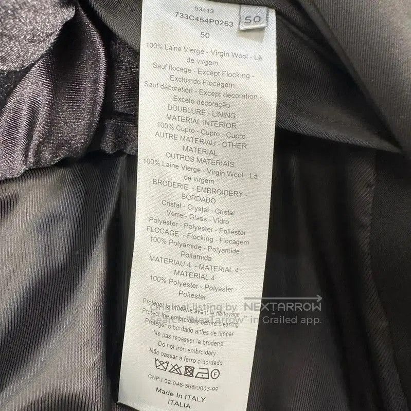 Dior Dior Black Wool Men's Jacket . Size US M / EU 48-50 / 2 - 7 Thumbnail