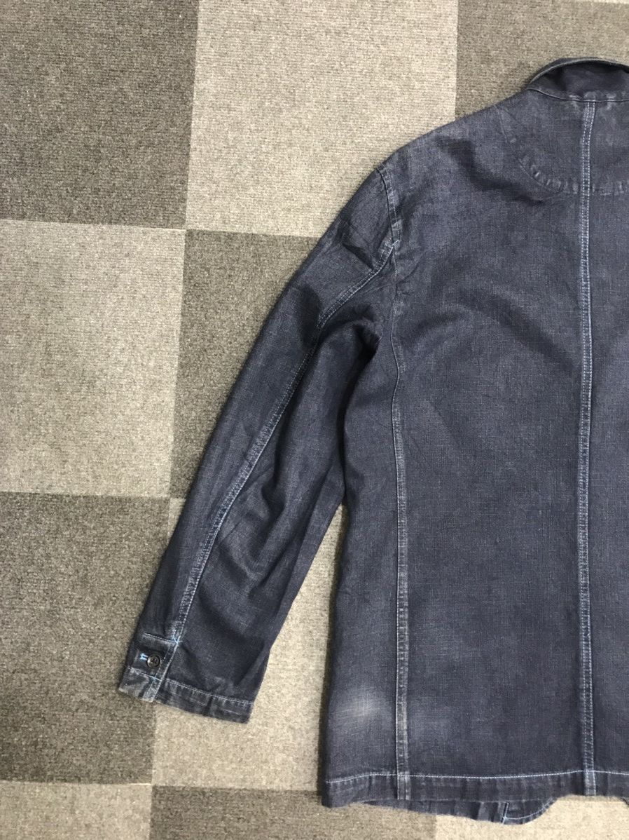 Indigo × Japanese Brand DISMISS Indigo Multipockets Light Cotton Jacket Size US L / EU 52-54 / 3 - 9 Thumbnail