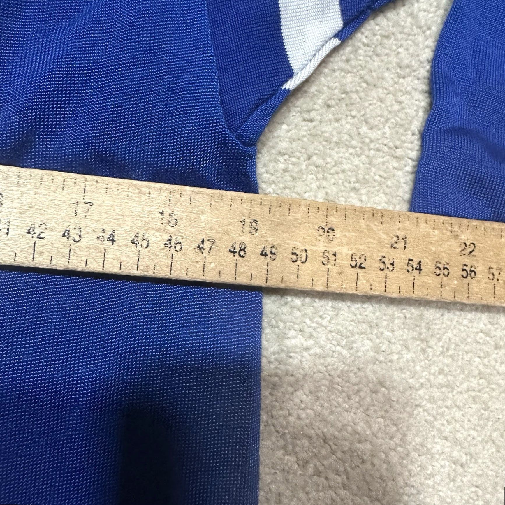 Vintage VINTAGE Durack Football Jersey L Blue Army Intelligence 70s Football Mens, Knit, 3/4 Sleeve, Original Size US L / EU 52-54 / 3 - 7 Thumbnail