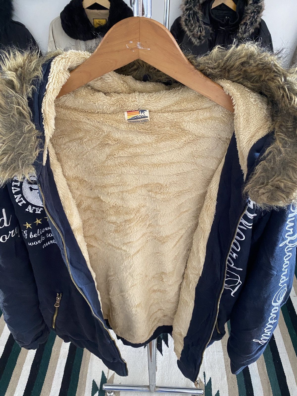 If Six Was Nine Japanese Surfboard Factory Zip Fur Hoodie Size US L / EU 52-54 / 3 - 19 Thumbnail