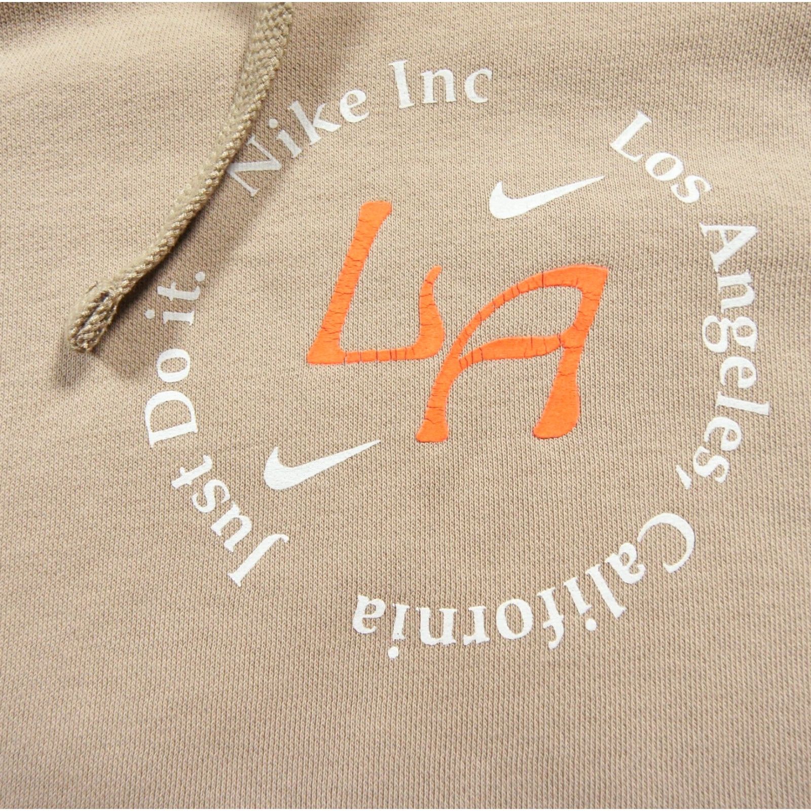 Nike Nike Sweatshirt Mens Small Tan Hoodie Pullover LA Los Angeles Sweater Swoosh Size US S / EU 44-46 / 1 - 2 Thumbnail