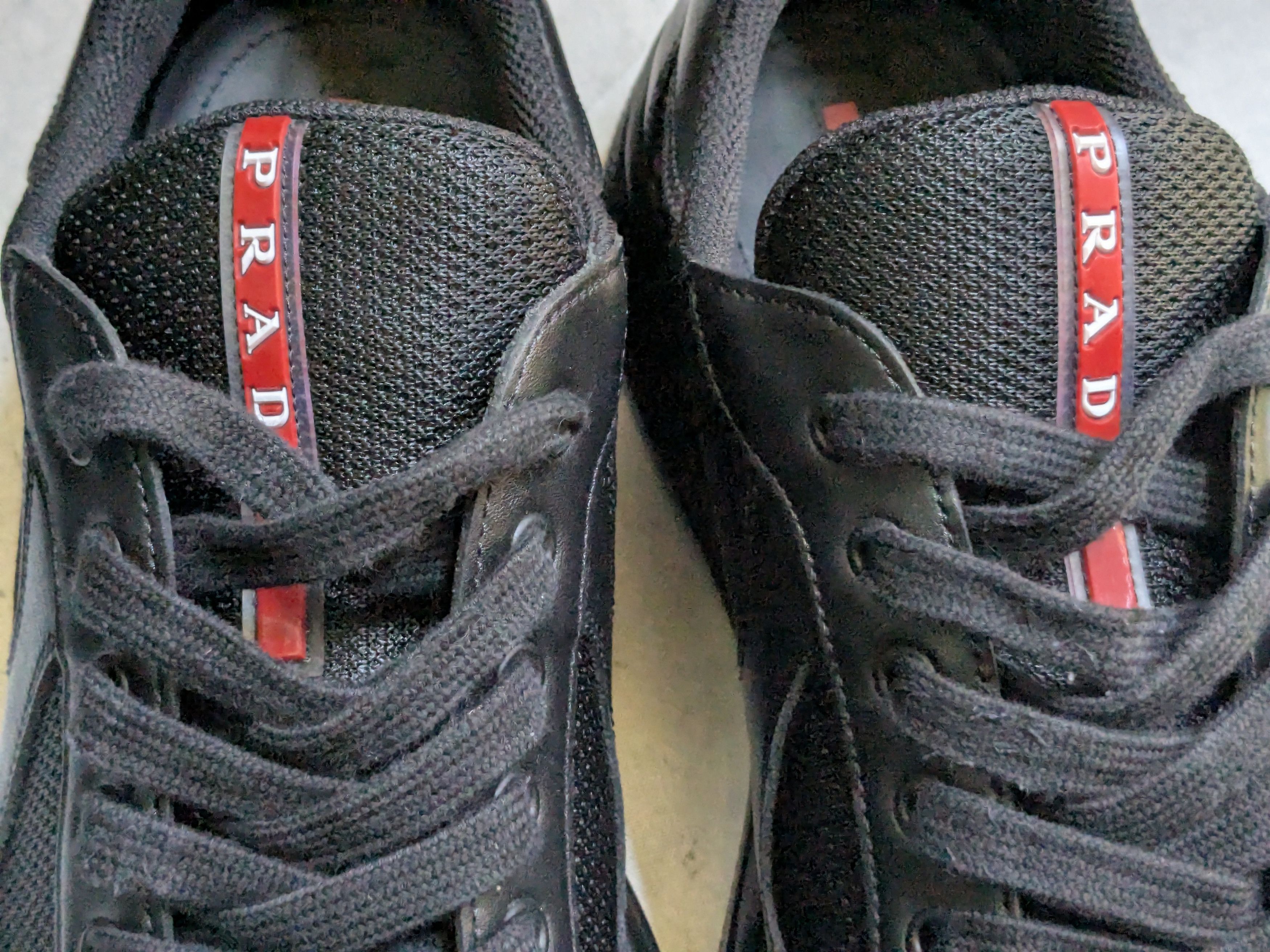Prada Prada America's Cup Sneakers Black Red 11 Low Tops Size US 11 / EU 44 - 2 Thumbnail