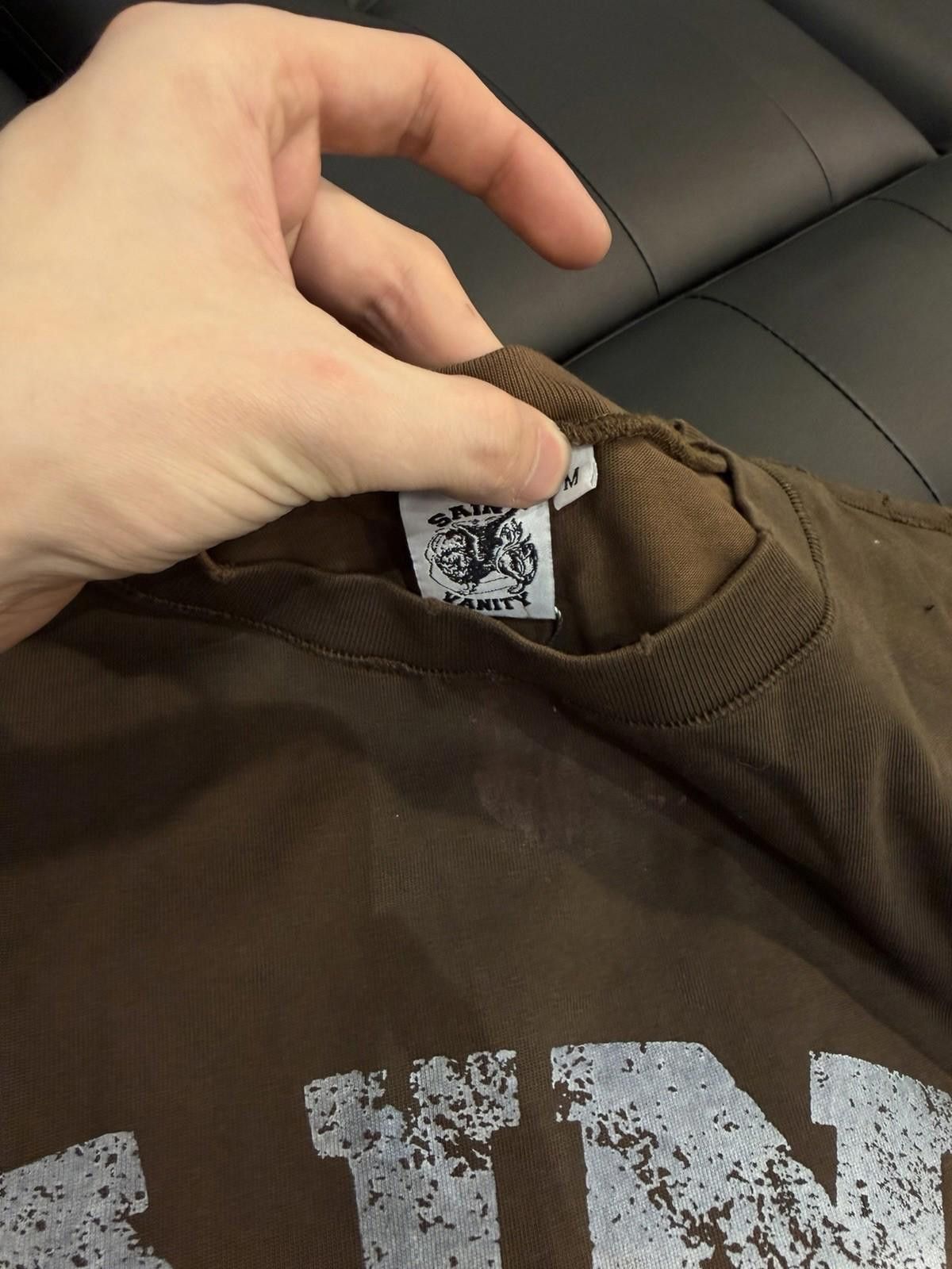 Saint Vanity Size L - Saint Vanity T-shirt 2025 Brown Authentic (NEW) Size US L / EU 52-54 / 3 - 7 Thumbnail