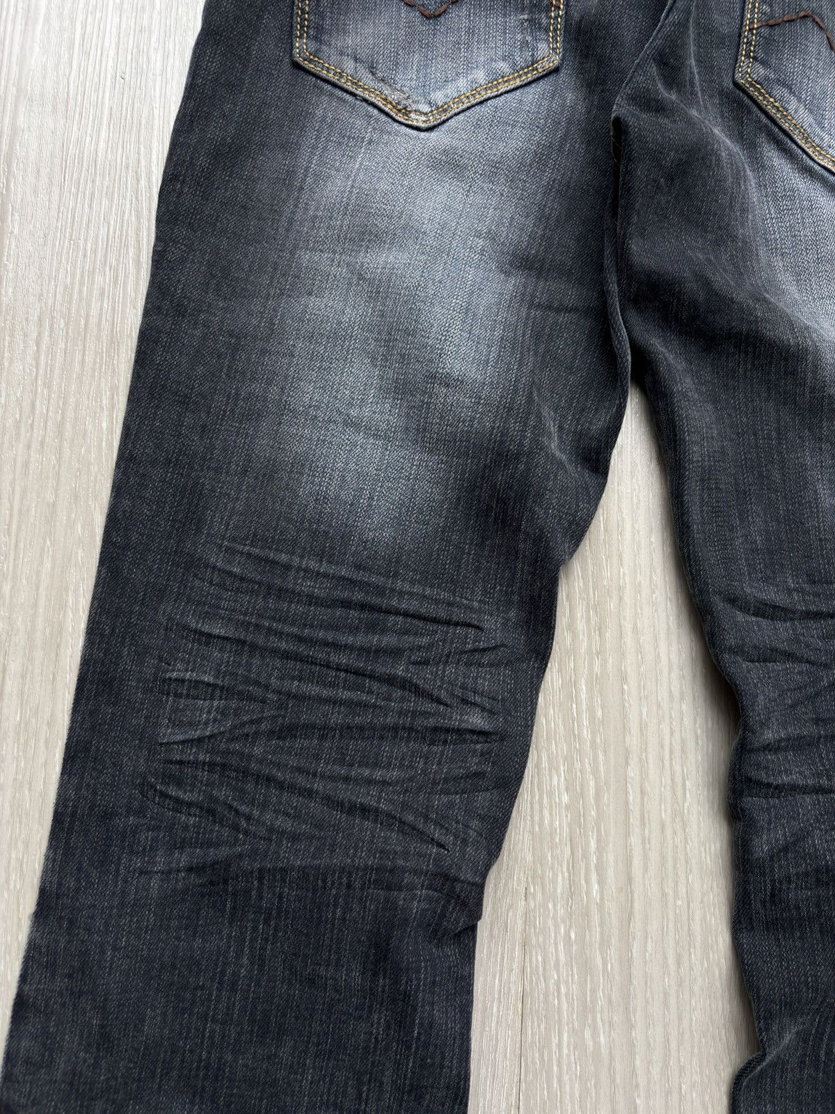 Japanese Brand VERTGARMENTS lace up flare jeans Size US 26 / EU 42 - 6 Thumbnail