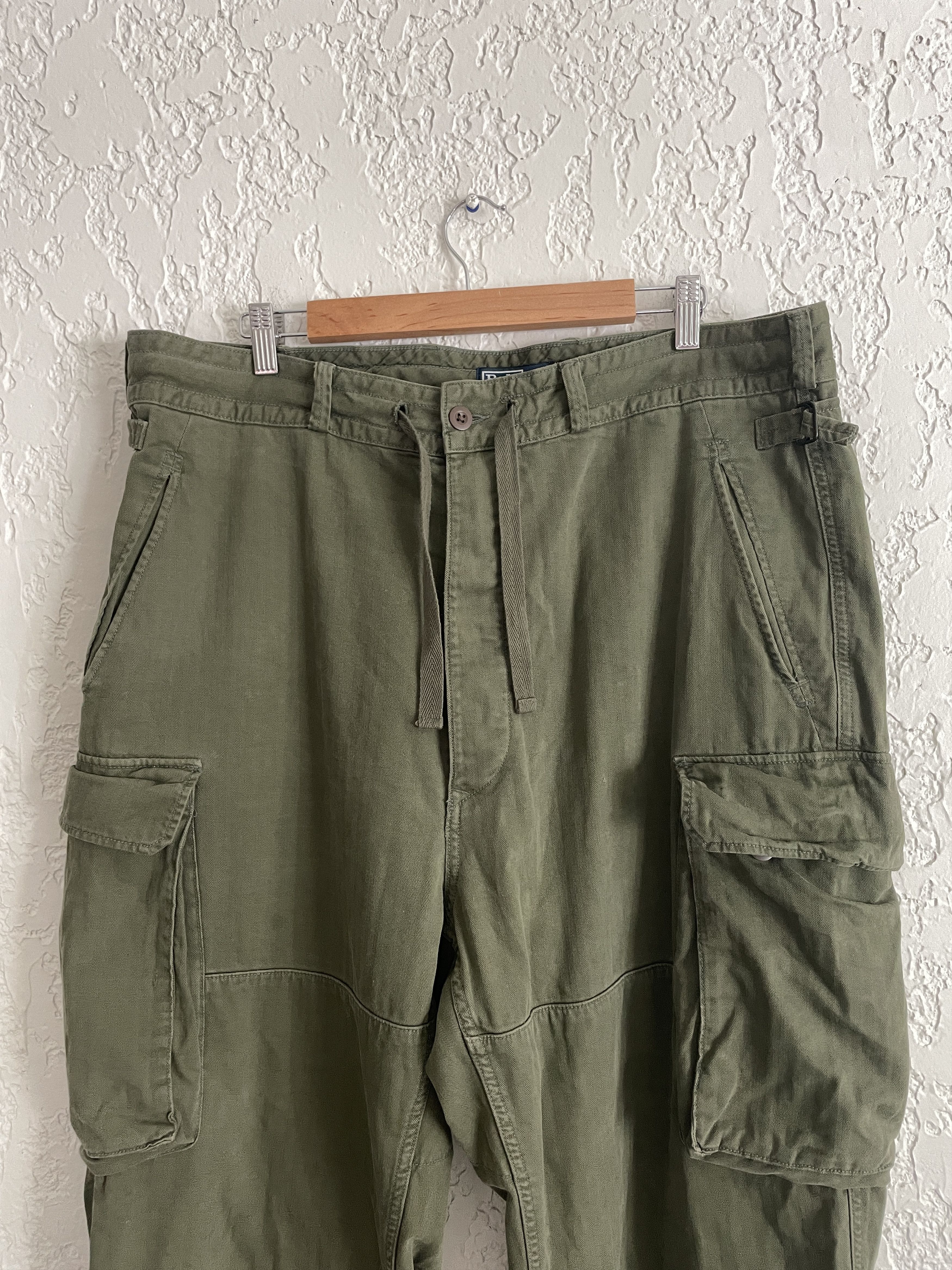 Polo Ralph Lauren 🔥 POLO RALPH LAUREN® RARE French Military HBT Cargo Pants Size US 38 / EU 54 - 2 Thumbnail