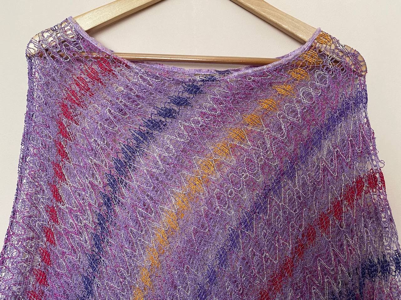 Missoni Vintage Missoni Multicolour Scarf Knitwear Poncho Size ONE SIZE - 6 Thumbnail