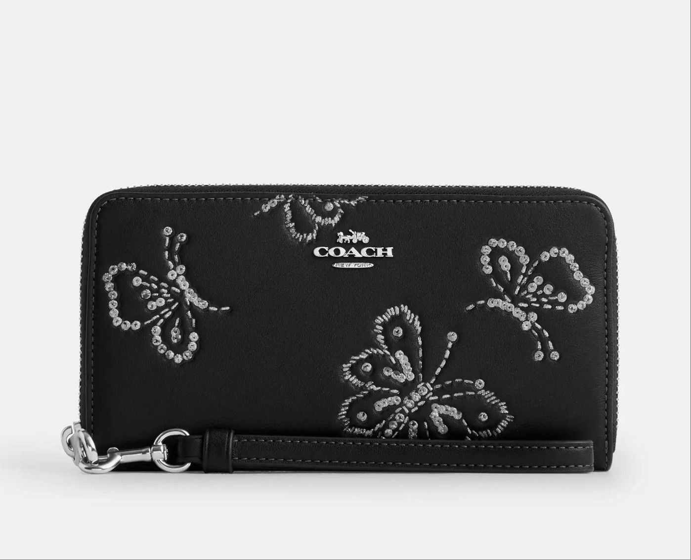 Coach Long Zip Around Wallet With Butterfly Print CCL39 Size ONE SIZE - 5 Thumbnail