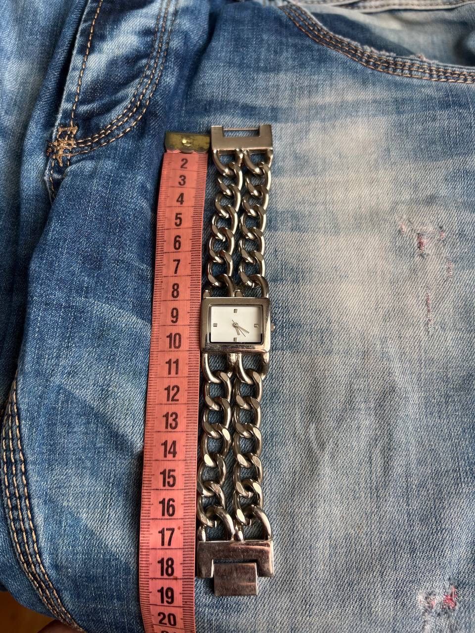 Japanese Brand × Vintage Vintage Japanese style Chain Metal futuristic Watch Bracelet Size ONE SIZE - 4 Thumbnail