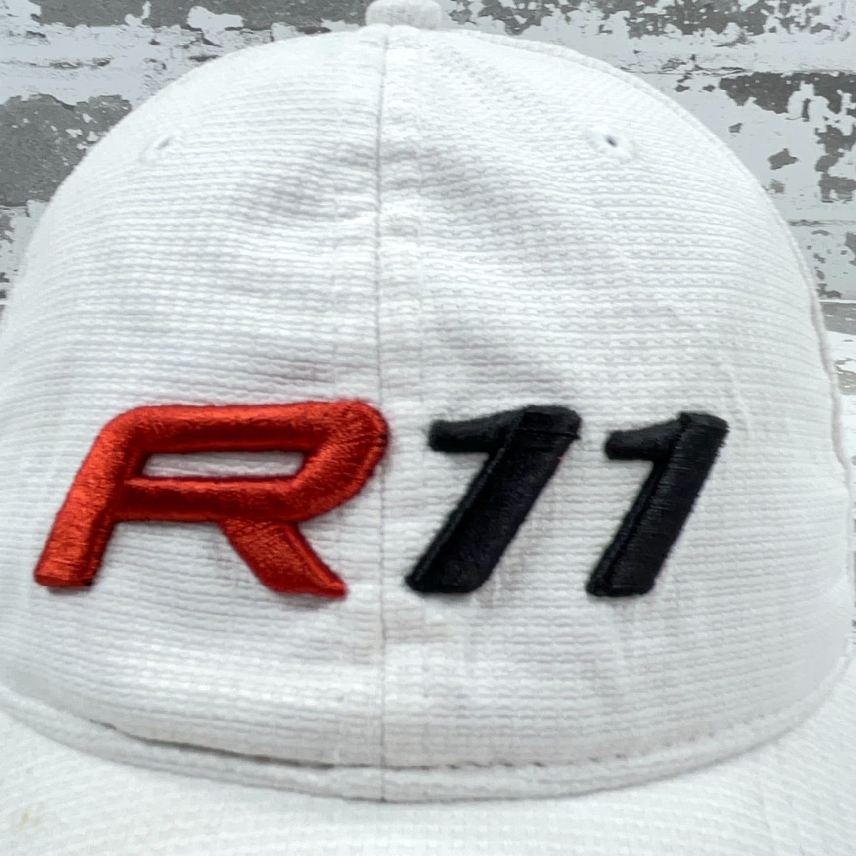 TaylorMade TaylorMade Hat Cap White Golf Tour Performance R11 Strap Back Dad Baseball Cap Mens One Size Size ONE SIZE - 4 Thumbnail
