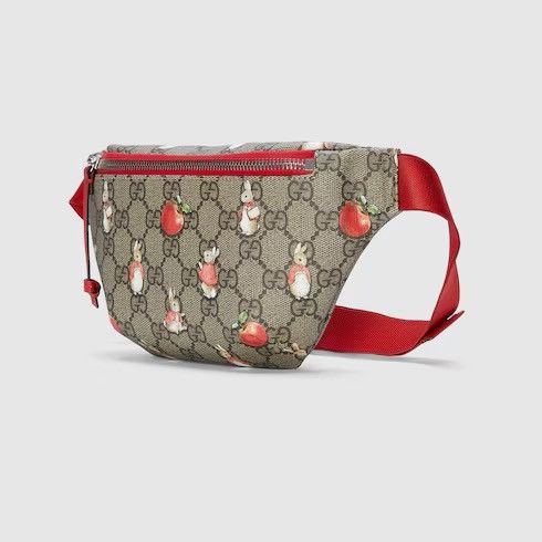 Gucci GUCCI X PETER RABBIT GG Supreme Monogram Rabbit Belt Bag Size ONE SIZE - 2 Thumbnail