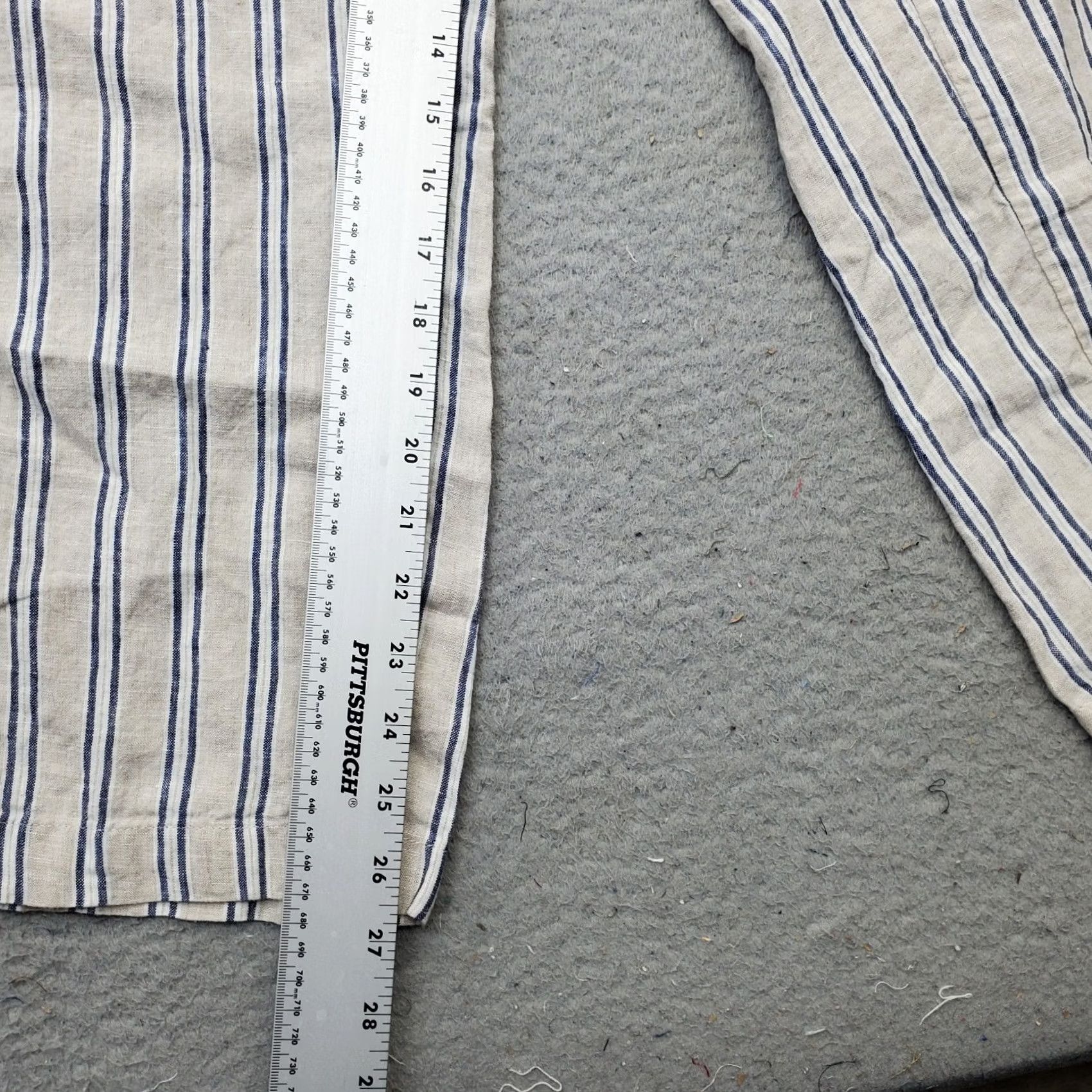 Coldwater Creek Coldwater Creek Womens XL Multicolor Striped Linen Drawstring Trouser Pants Size 40" / US 18 - 4 Thumbnail