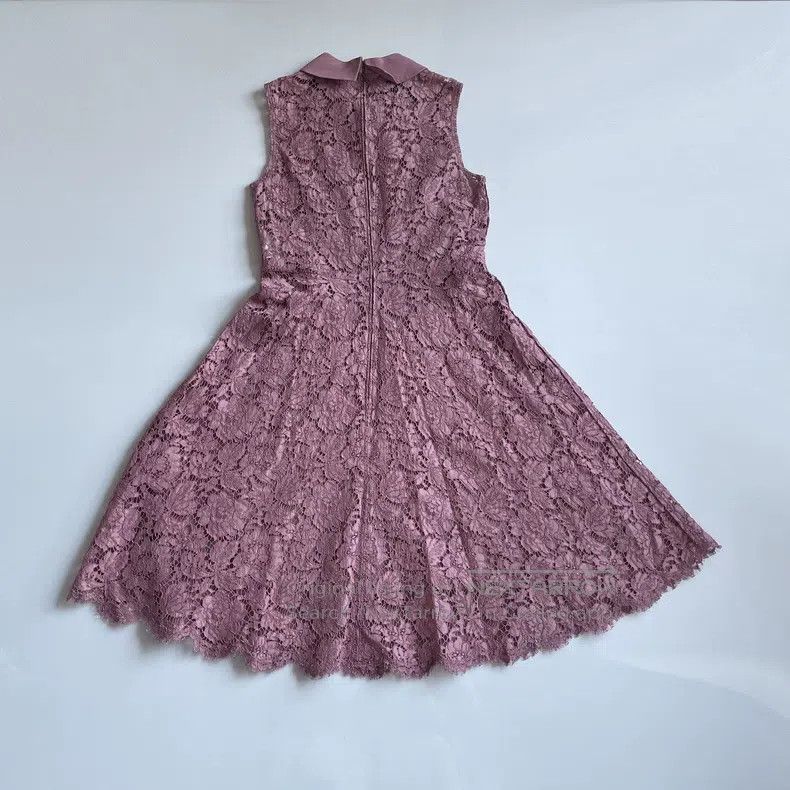 Valentino Valentino Pink lace dress Size L / US 10 / IT 46 - 2 Thumbnail