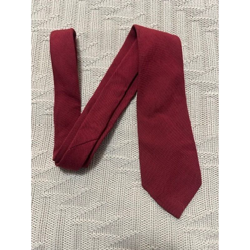 Macys Vintage Macy's maroon silk blend tie Size ONE SIZE - 1 Thumbnail