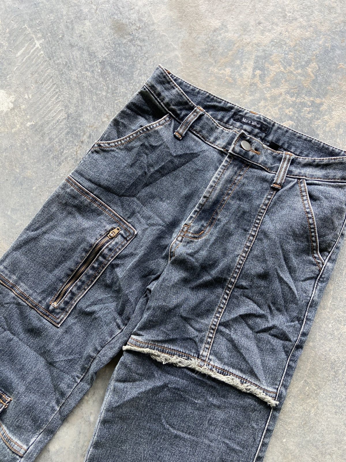 If Six Was Nine × Japanese Brand Crazy Design Cargo Denim Size US 26 / EU 42 - 3 Thumbnail