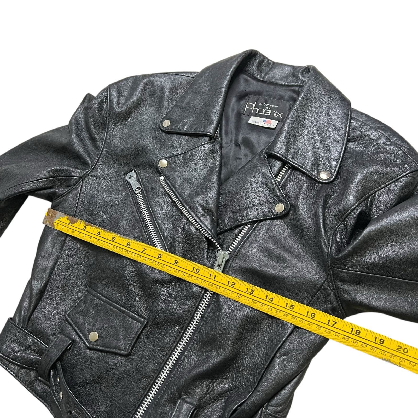 Vintage Vintage Outerwear by Phoenix Rose Heart Leather Jacket M Size M / US 6-8 / IT 42-44 - 5 Thumbnail
