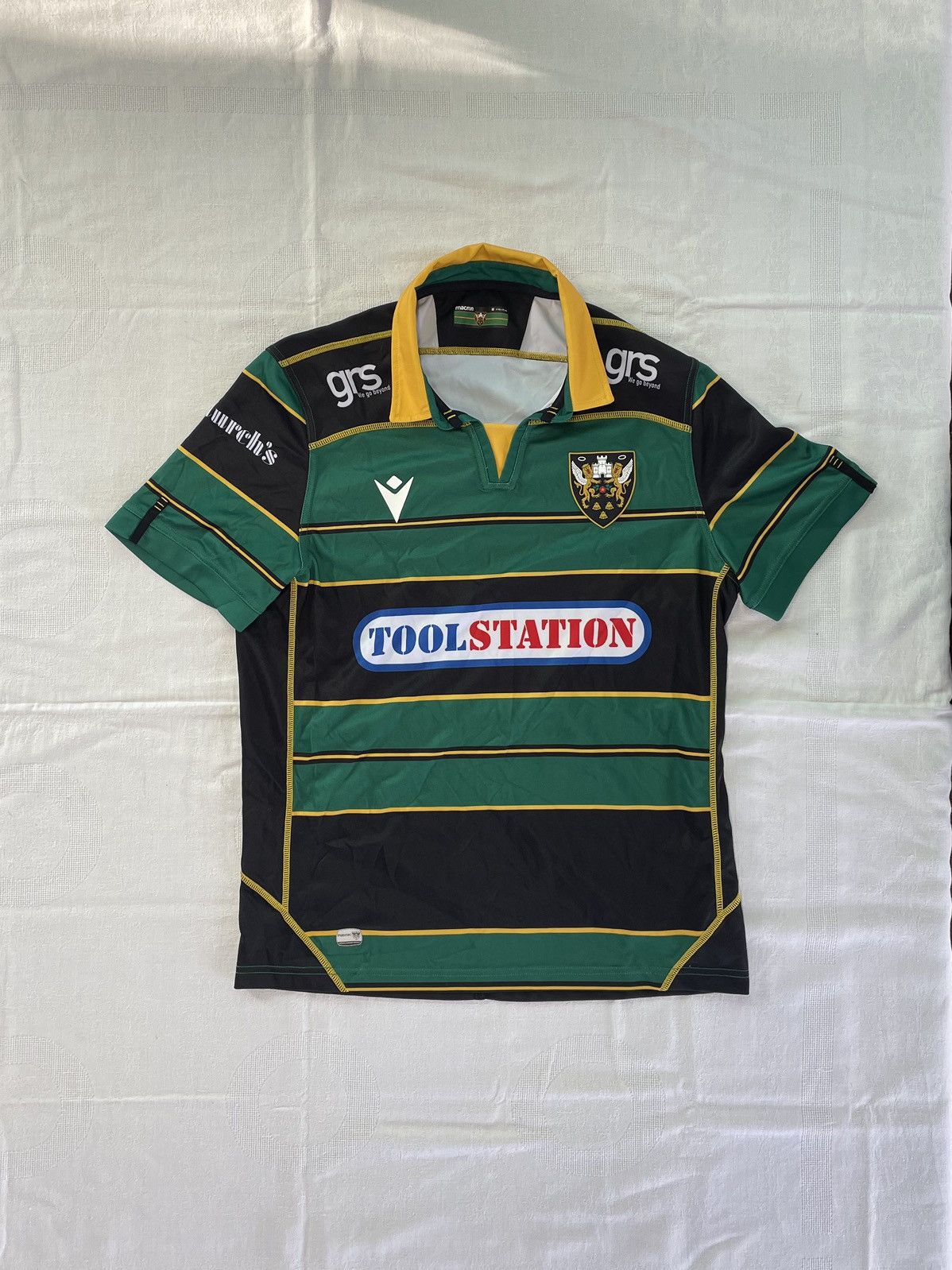 Macron Northampton Saints Rugby Home Shirt 2019/2020 Macron Jersey Size US M / EU 48-50 / 2 - 1 Thumbnail