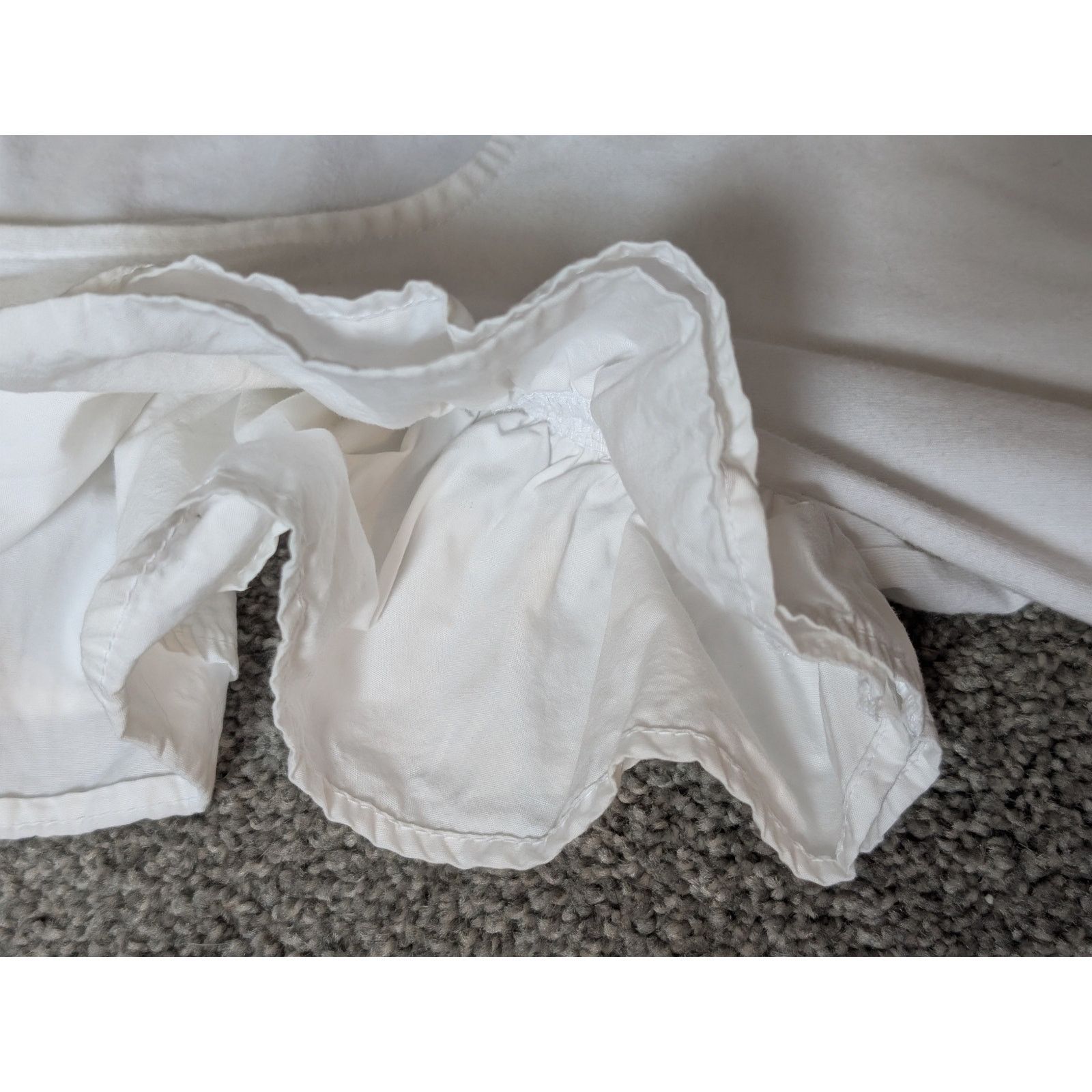 Other White Ruffle Sleeve Blouse by A New Day | White Summer Top Size S / US 4 / IT 40 - 7 Thumbnail