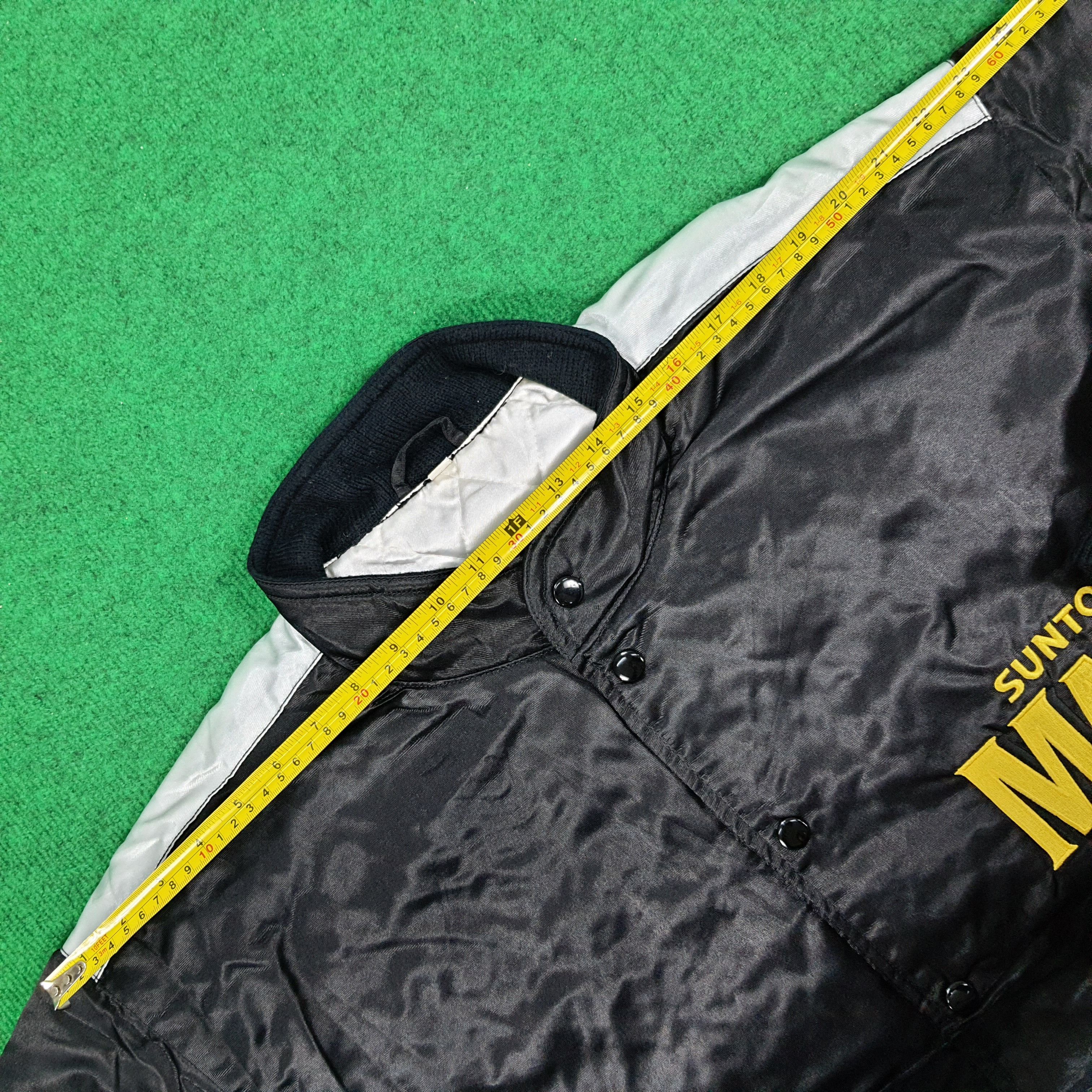 MLB × Vintage Vintage MLB Suntory Malt's Baseball Team Bomber Jacket Size US XXL / EU 58 / 5 - 11 Thumbnail