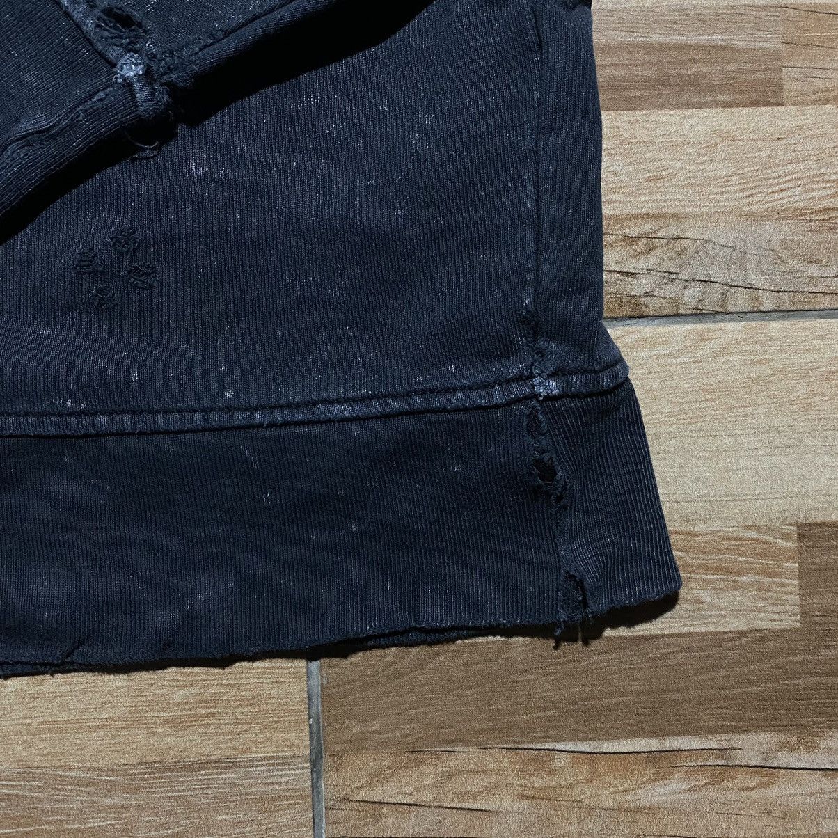 Allsaints Allsaint Reid Crewneck Black Acid Wash Holes Size US L / EU 52-54 / 3 - 7 Thumbnail