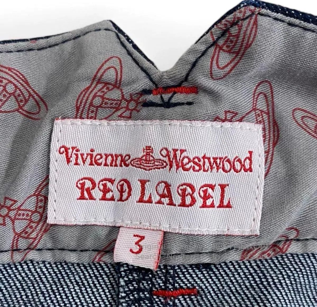 Vivienne Westwood Vivienne Westwood Embroidered Indigo Denim Skirt L. Size 39" - 6 Thumbnail