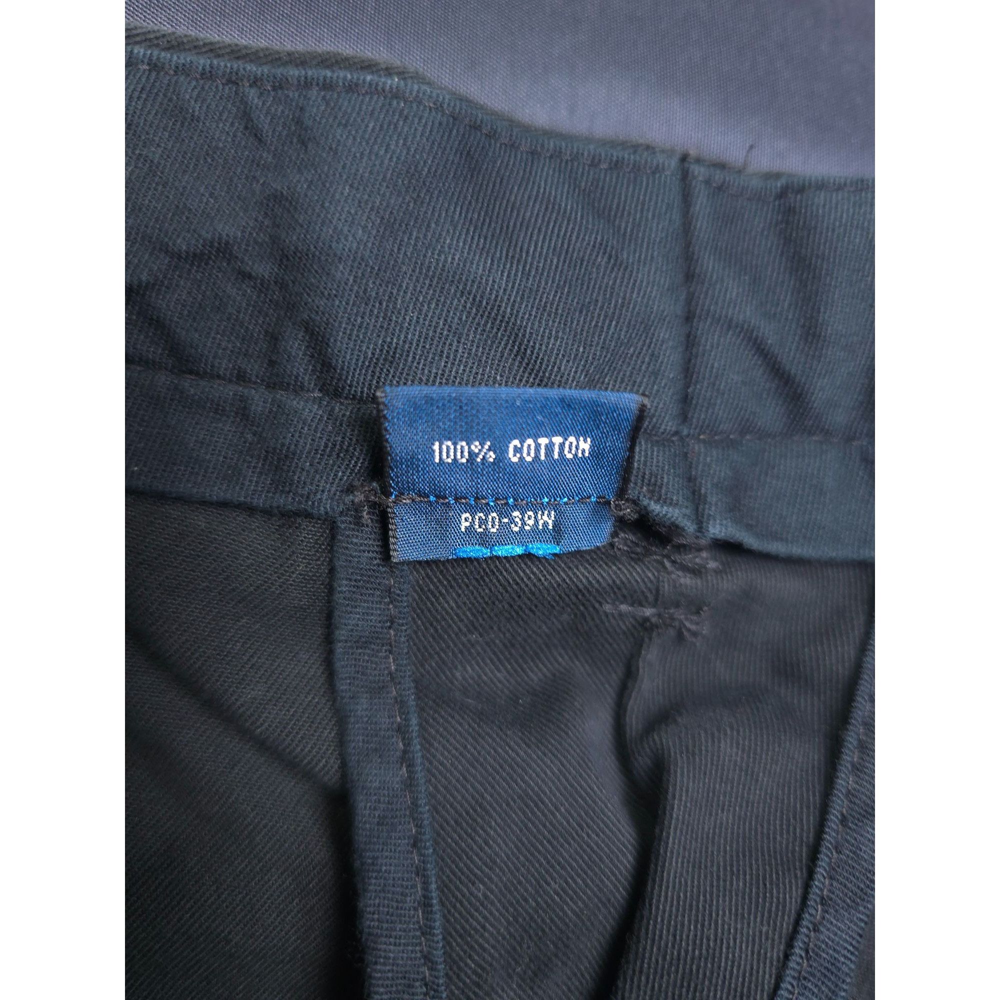 Polo Ralph Lauren Polo By Ralph Lauren Mens Black Cotton Pleated Chino Pants S Size 36R - 5 Thumbnail