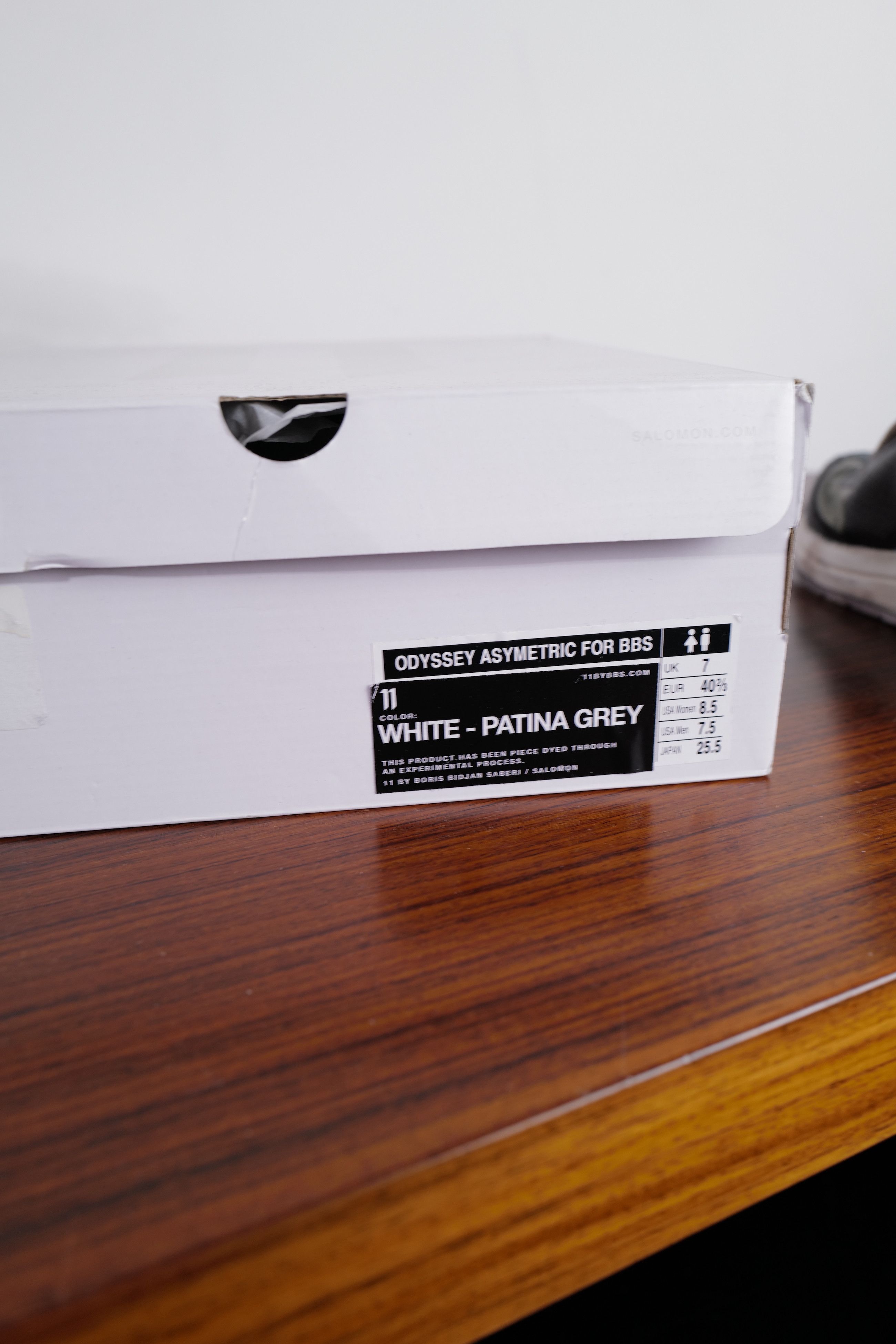 Boris Bidjan Saberi WHITE-PATINA GREY Size US 8.5 / IT 38.5 - 16 Thumbnail