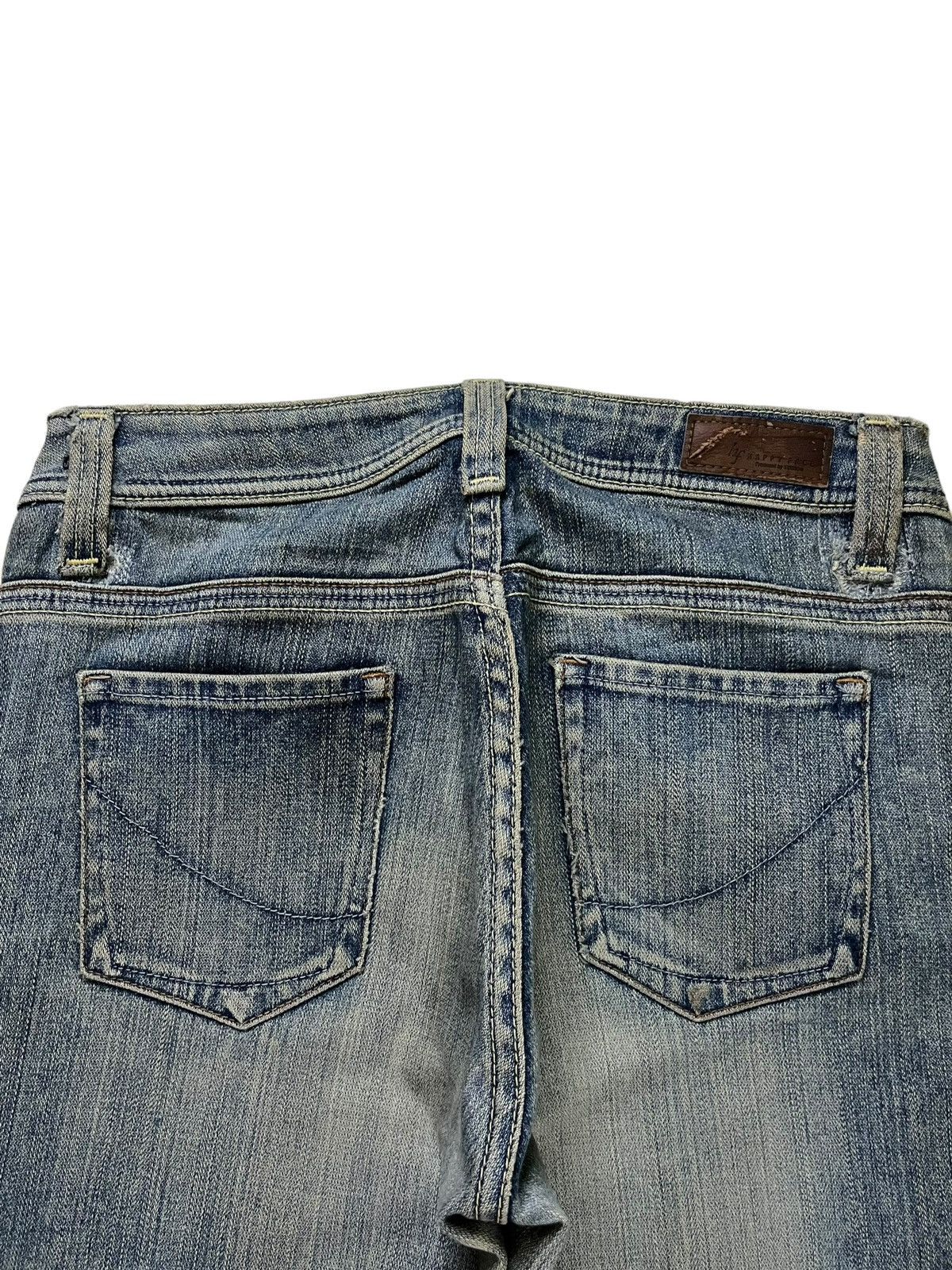 Japanese Brand SALES🔥Vintage Japanese Rusty Mud Wash Distress Flare Jeans Size 29" - 8 Thumbnail