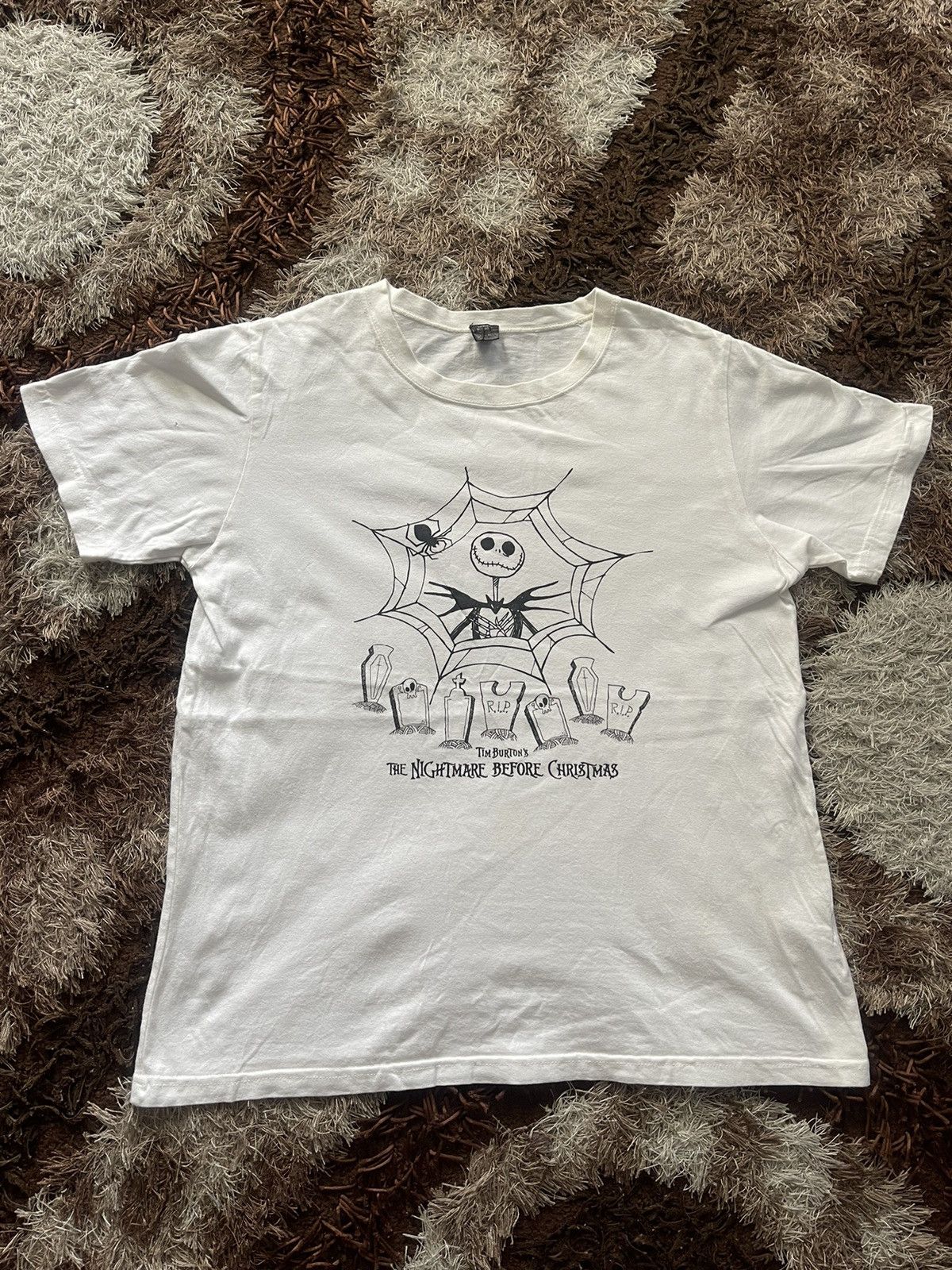 Cartoon Network VINTAGE TIM BURTON’S THE NIGHTMARE BEFORE CHRITMAS TEE Size L / US 10 / IT 46 - 1 Thumbnail