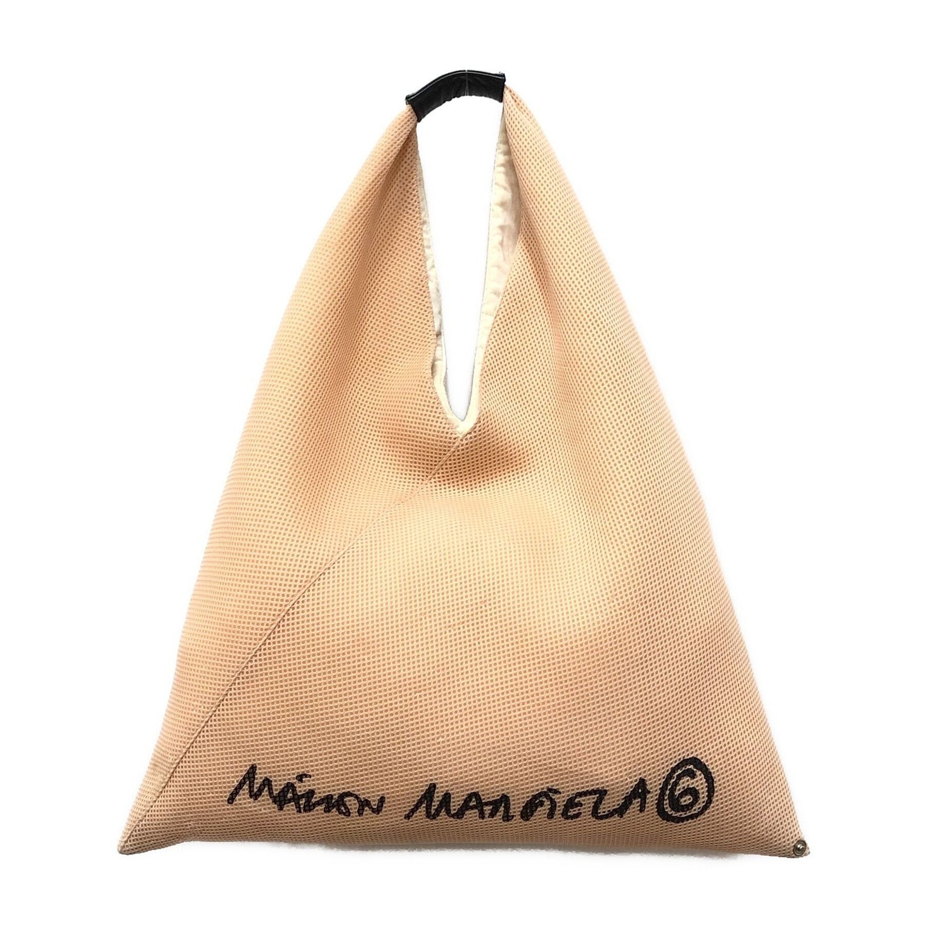 MM6 Maison Margiela Mesh Tote Bag Beige